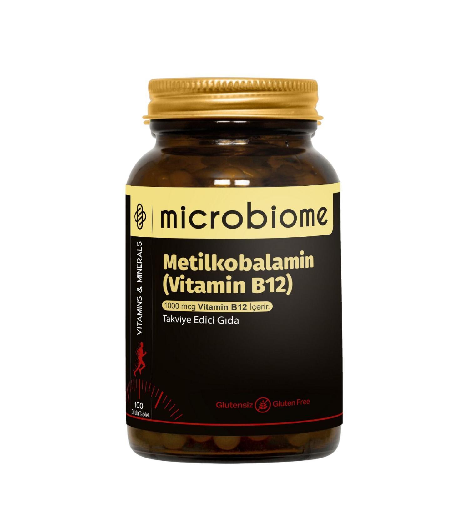 Microbiome Vitamin B12 (methylcobalamin) 1000 Mcg 100 Sublingual Tablets - Buy Online on GoSupps.com