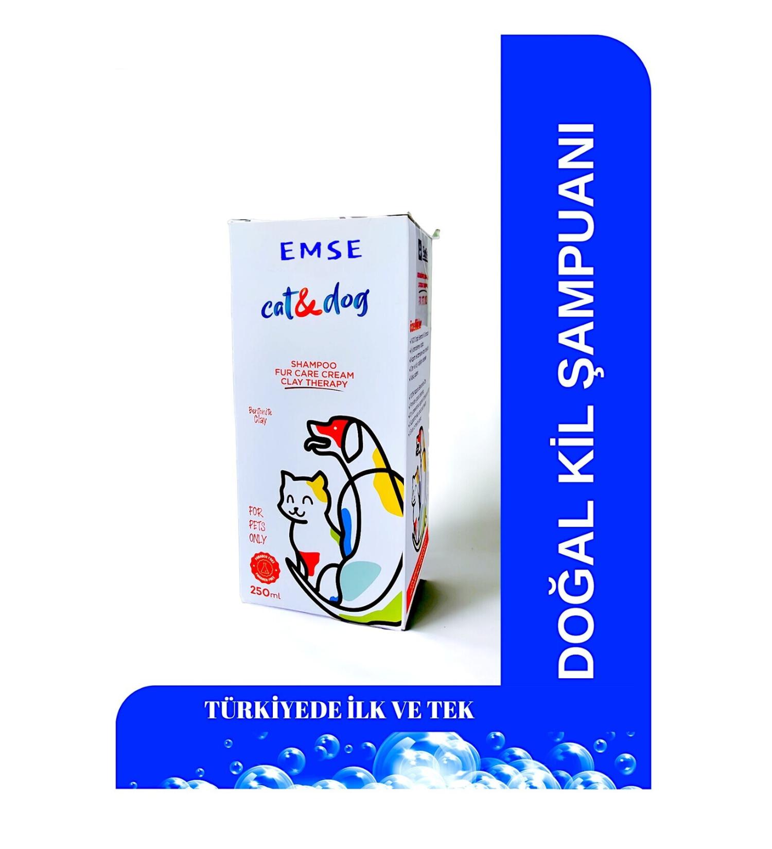 EMSE Cat Dog Natural Clay Shampoo Effective in Flea Tick and Parasite Treatment 250 Ml - Buy Online on GoSupps.com