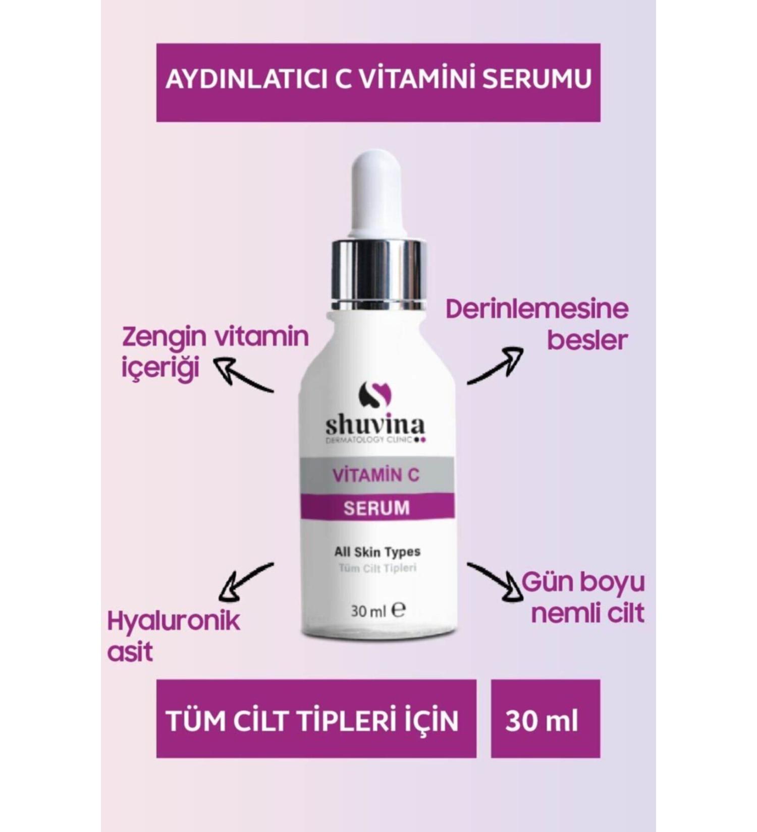 SHUVINA DERMATOLOGY CLINIC Super Brightening and Suspension Vitamin C Face & Skin Care Serum 30 ml
