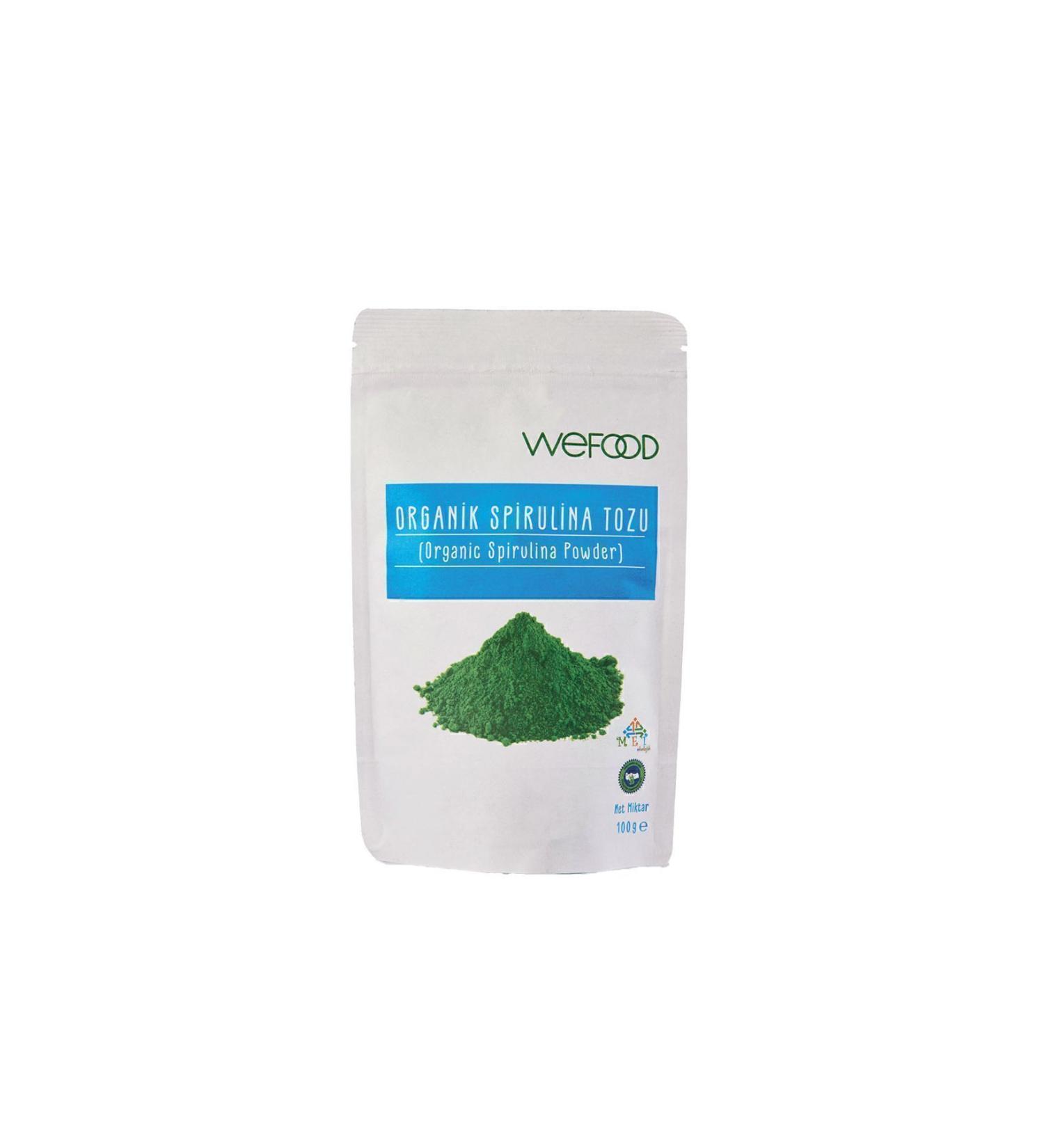 Wefood Organic Spirulina Powder 100 gr - Buy Online on GoSupps.com