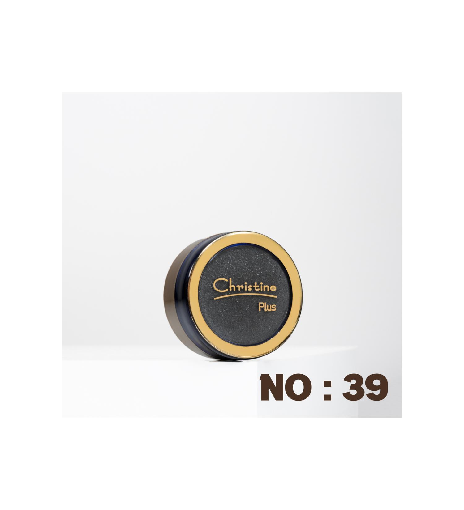 Christine Plus Glitter Single Eyeshadow Soft Color Shiny Eyeshadow Iron Color No:39