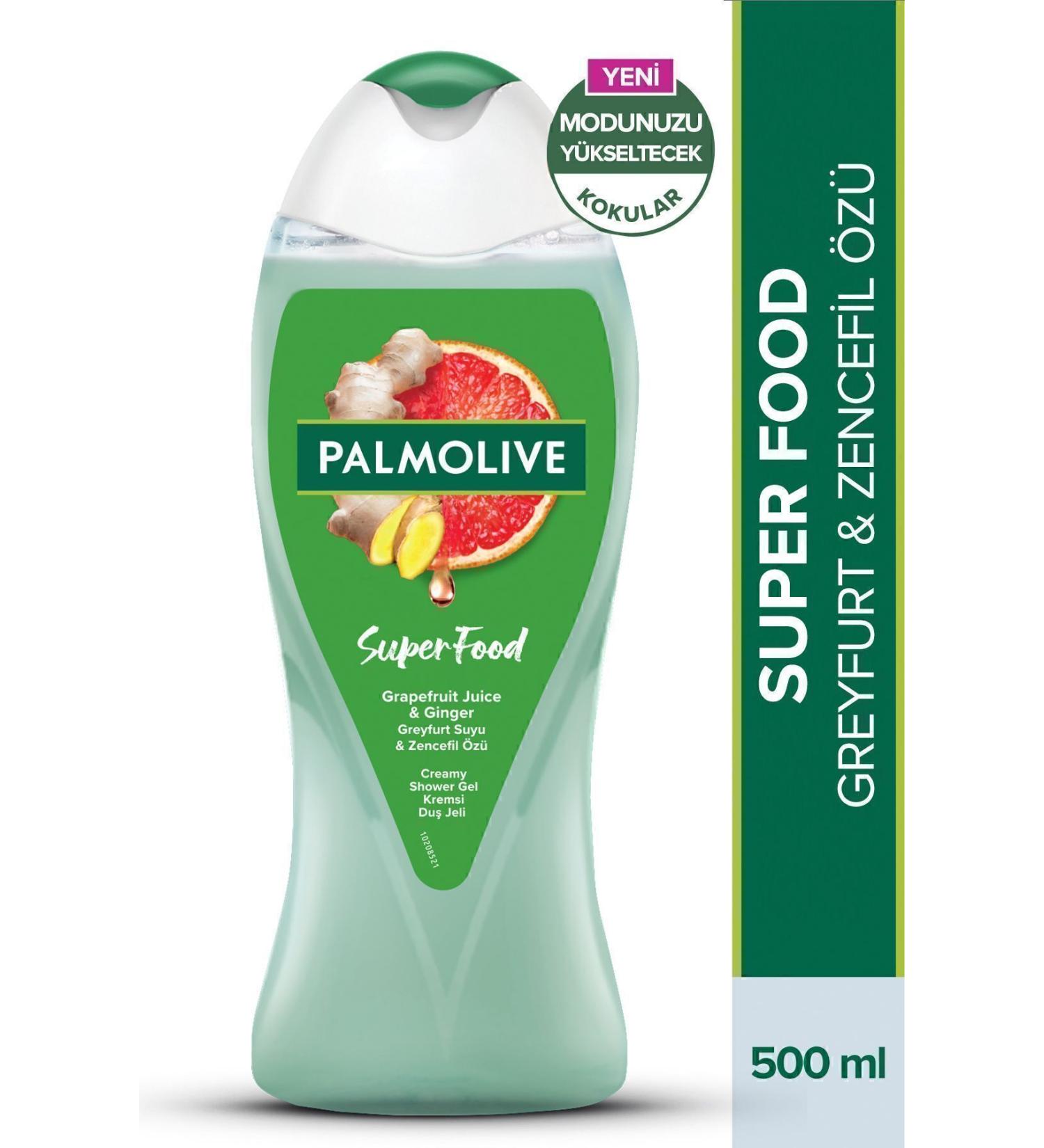 Palmolive Shower Gel Superfood Grapefruit Juice & Ginger Extract 500 ml - Buy Online on GoSupps.com