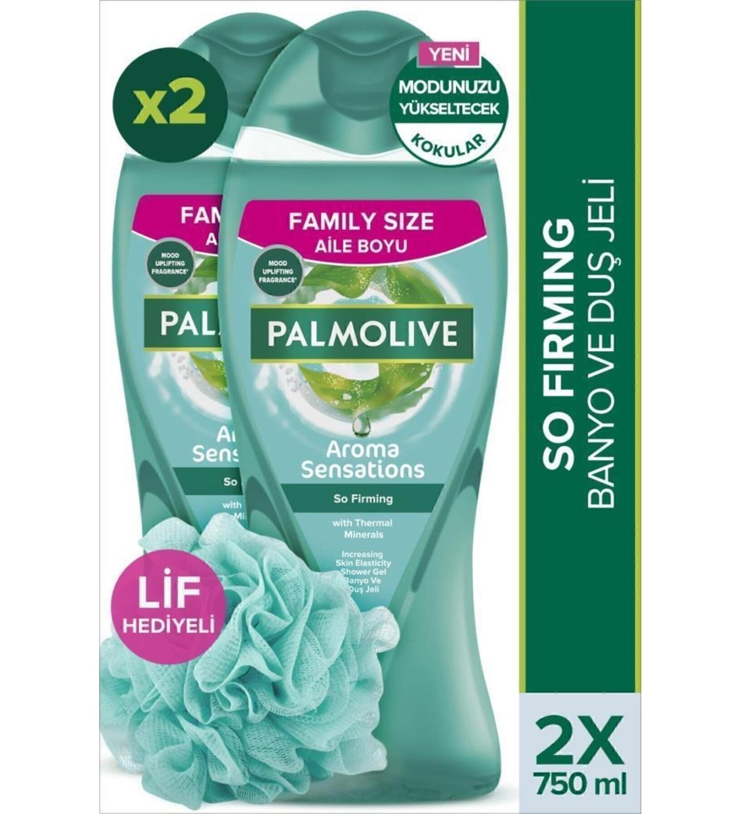 Palmolive Aroma Sensations So Firm Seaweed Extract Bath and Shower Gel 2x750 Ml - Buy Online on GoSupps.com