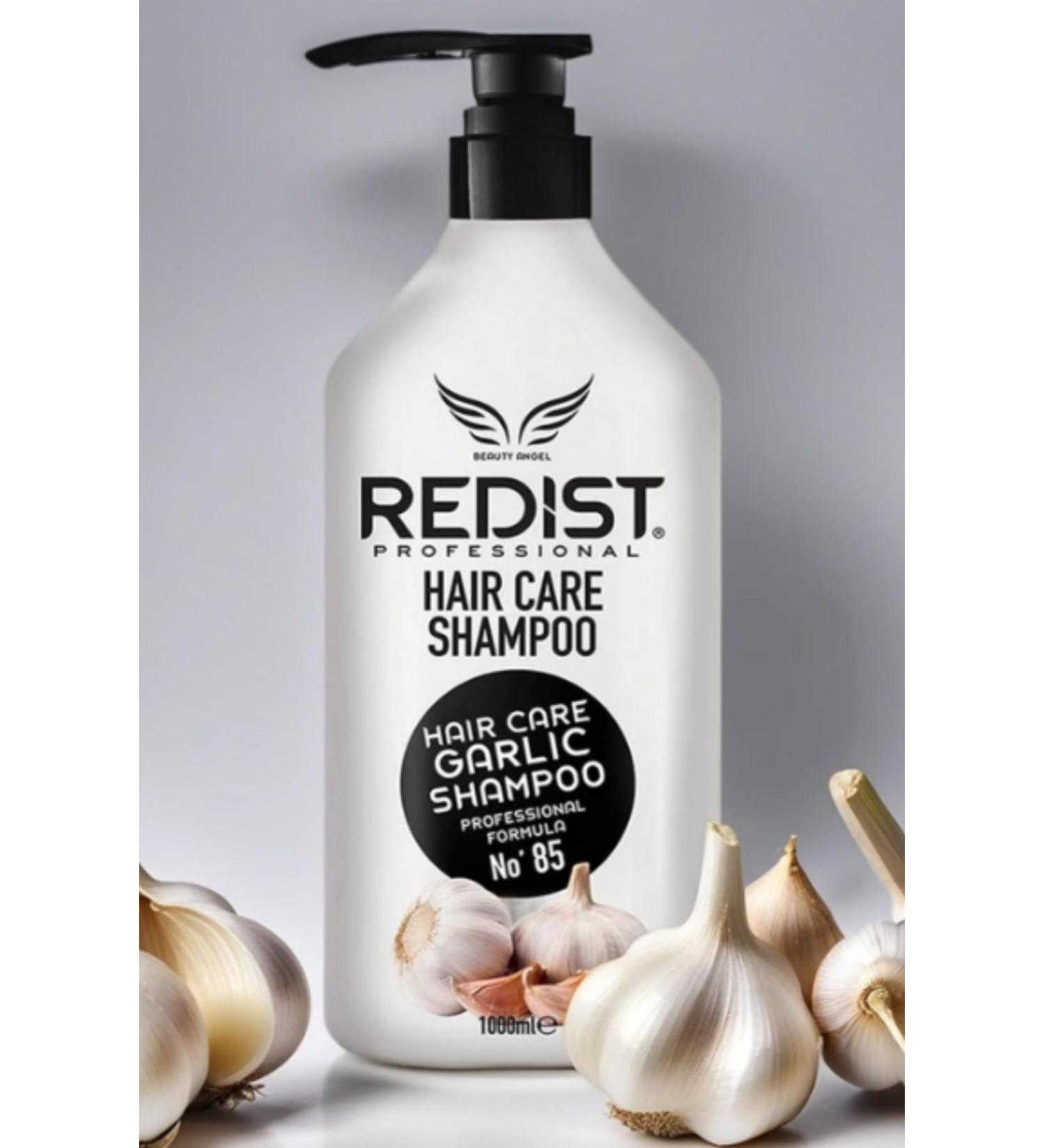 Redist Anti-Hair Loss Effective Garlic Essence Hair Care Shampoo 1000 ml - Buy Online on GoSupps.com