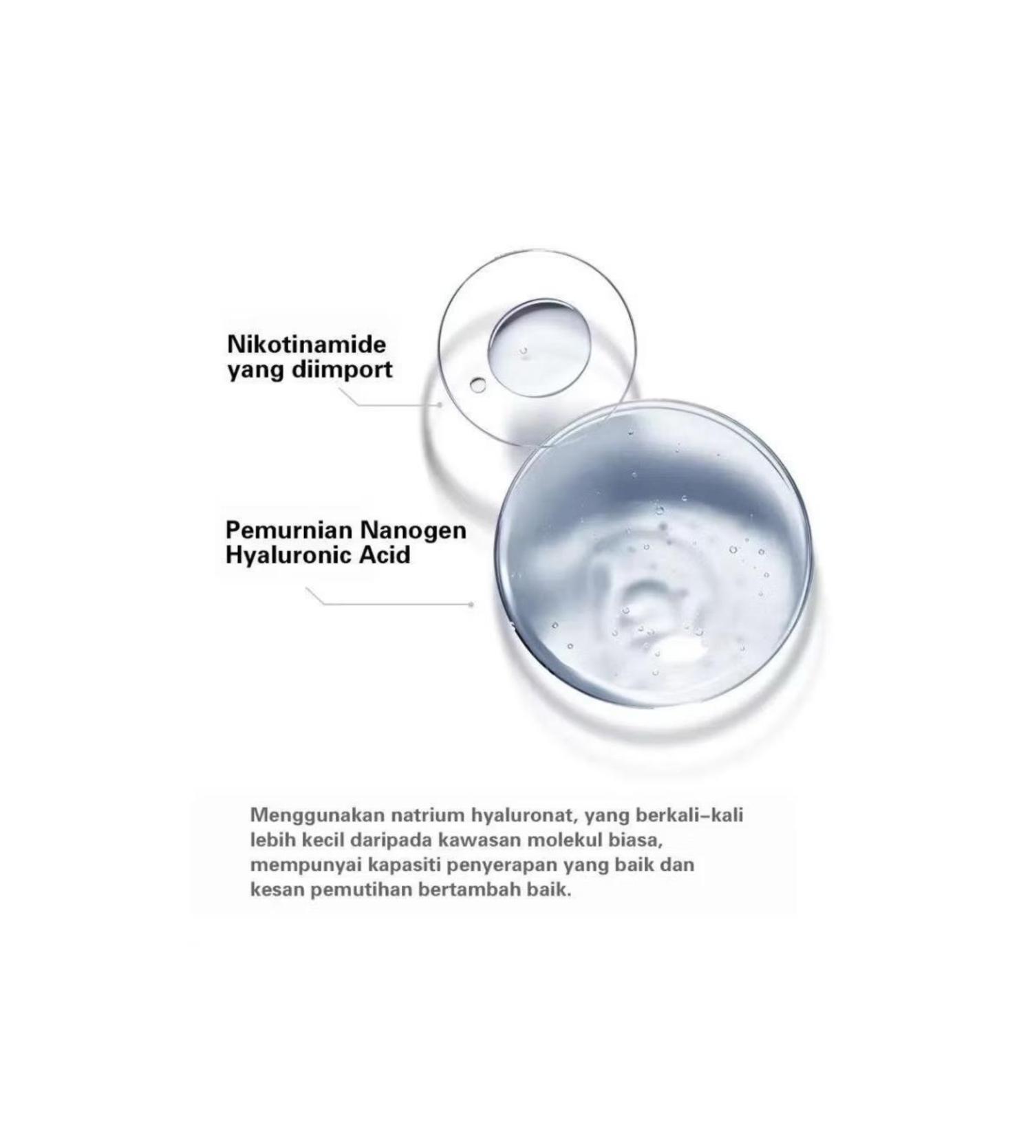 HYMEYS Facial serum that balances skin tone eliminates color inequalities and provides a bright and luminous appearance.