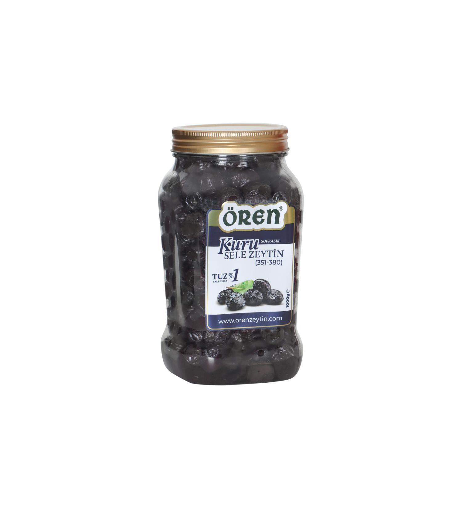 ren 1 Kg Dry Black Olives