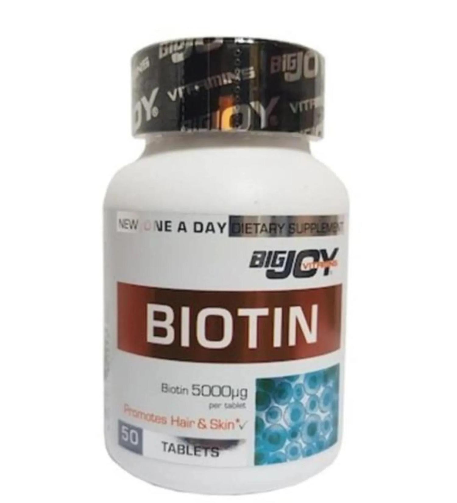 Vitamin Bigjoy Vitamin Biotin 50 Tablets in Water