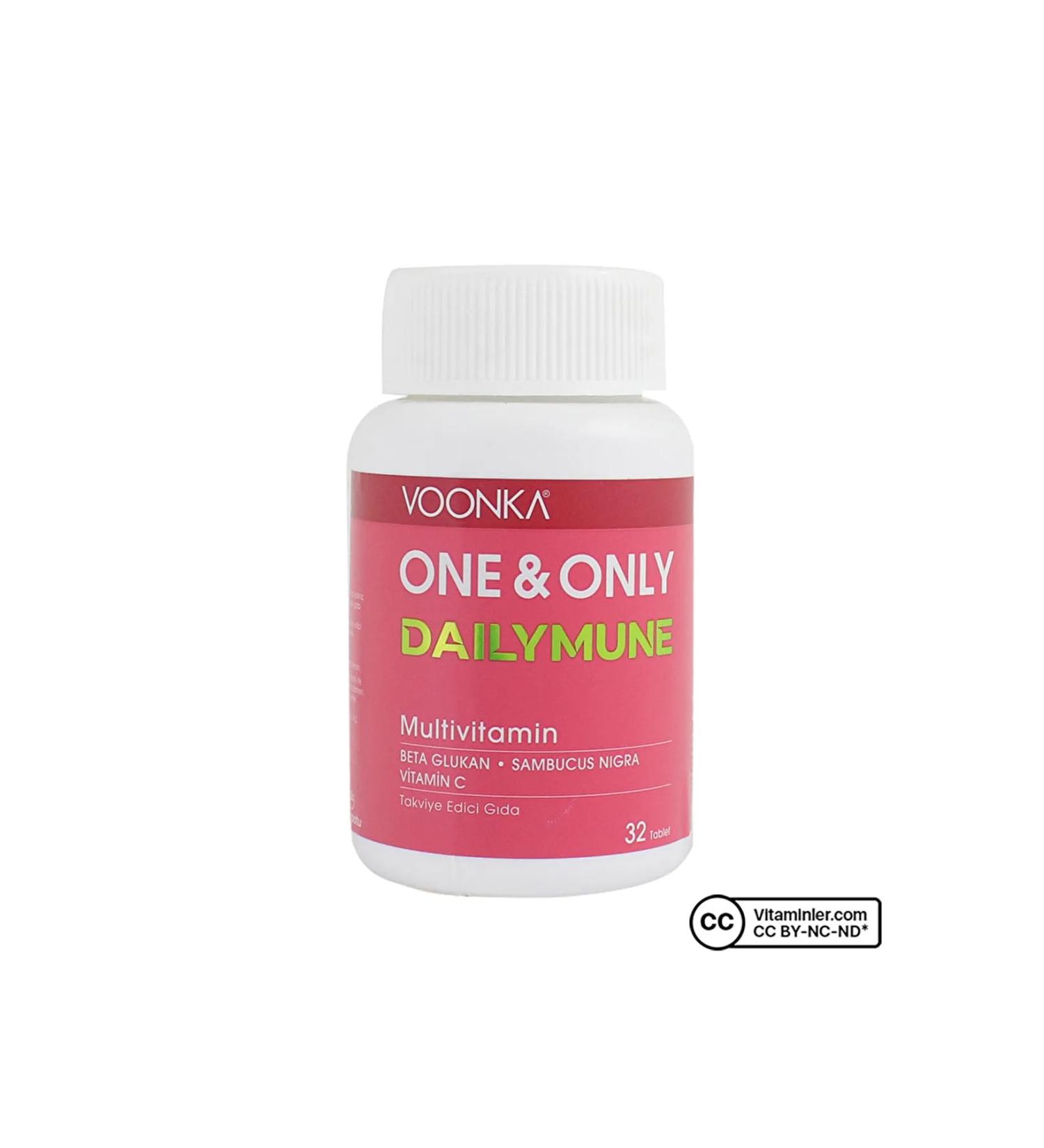 Voonka One & Only Dailymune 32 Tablets.