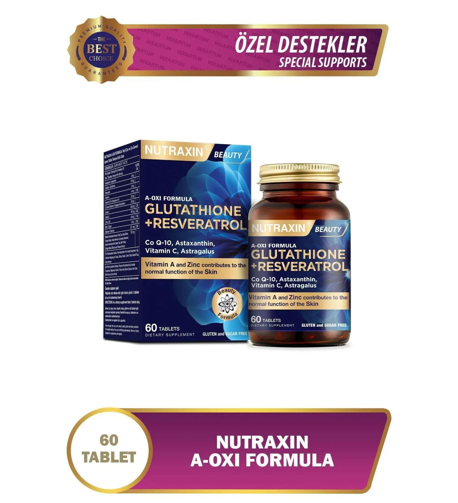 Nutraxin A-oxi Formula 60 Tablet 5-pack - Buy Online on GoSupps.com