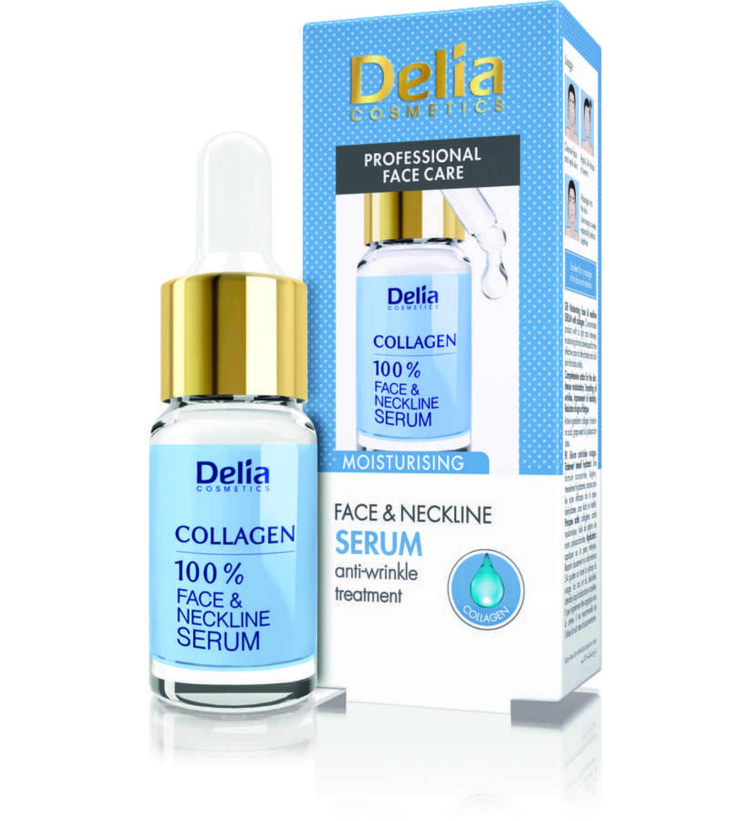 Delia Cosmetics Collagen Face & Neckline Serum 100 ml