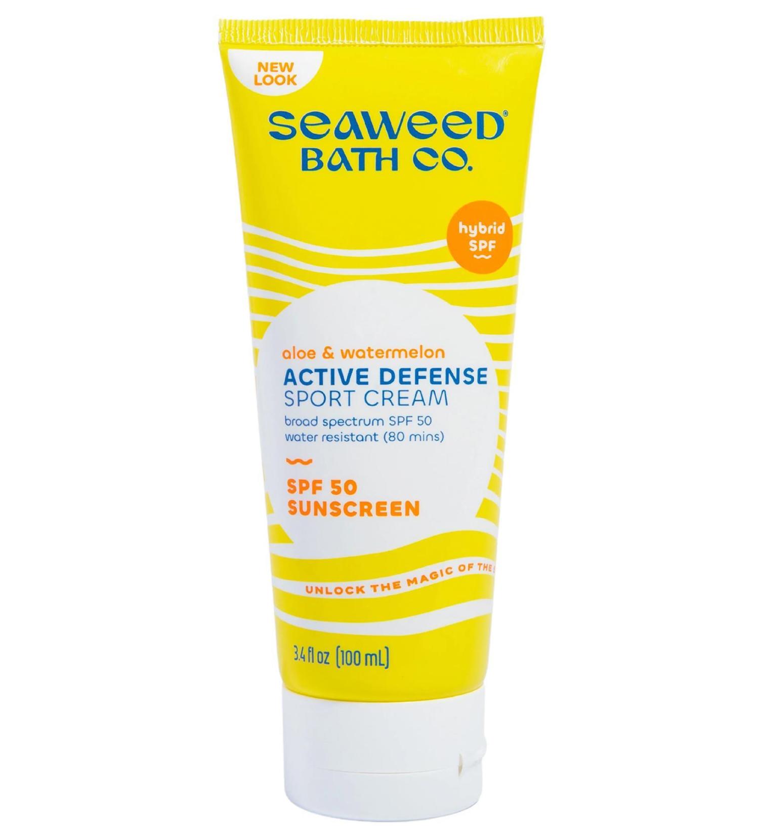 Seaweed Bath Co SPF50 Active Defense Sport Sun Cream 100ML