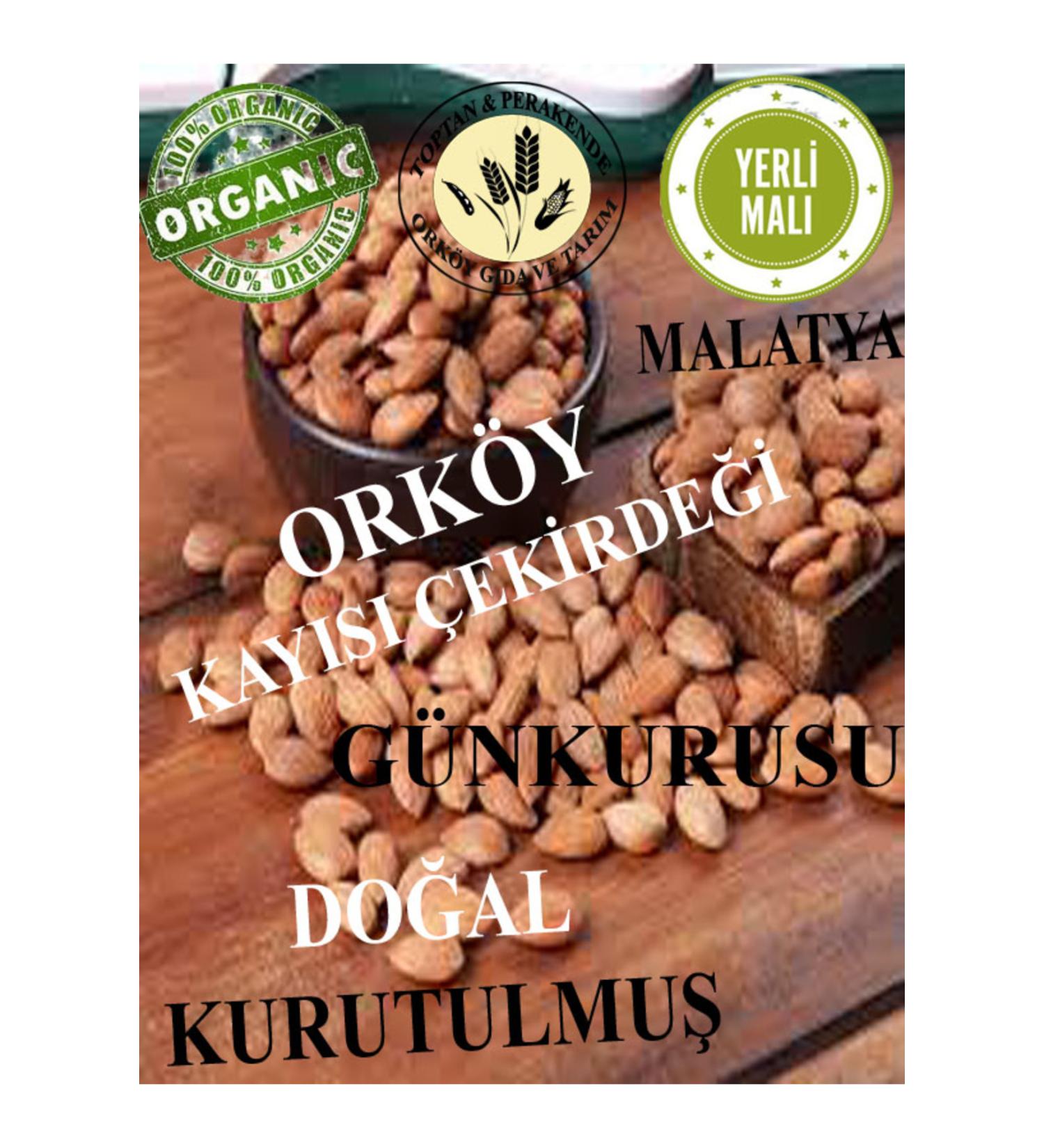 SelenCo Ork y - Completely Natural New Crop Malatya Sun Dried Apricot Kernel 1kg