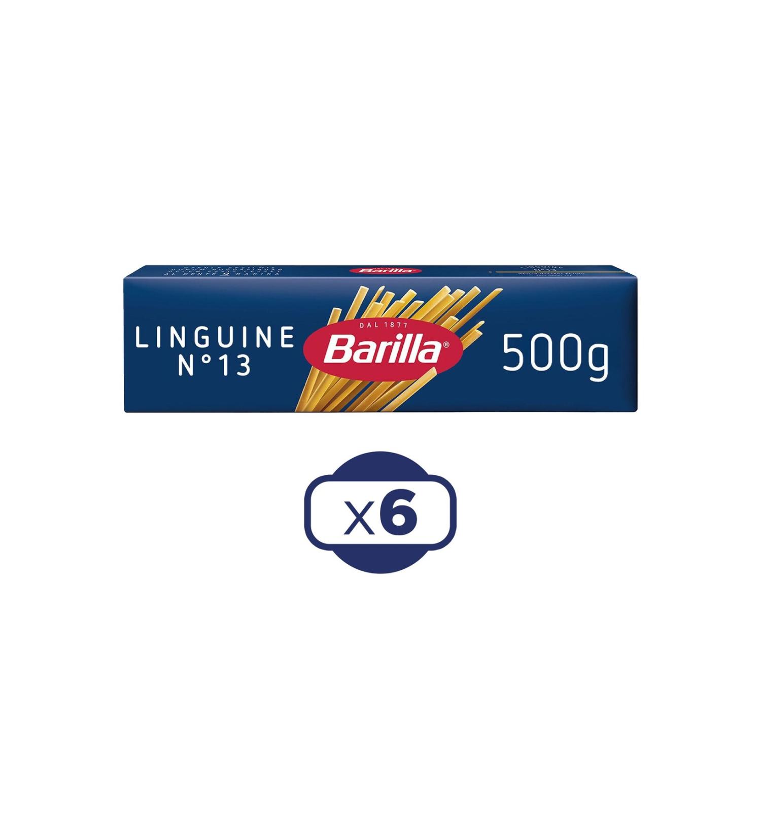 Barilla Linguine Flat Spaghetti 500 GX 6 Pieces