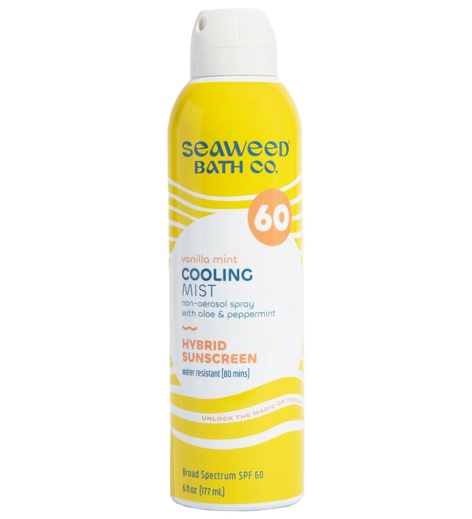 Seaweed Bath Co Spf60 Cooling Mist Sun Spray 177ml