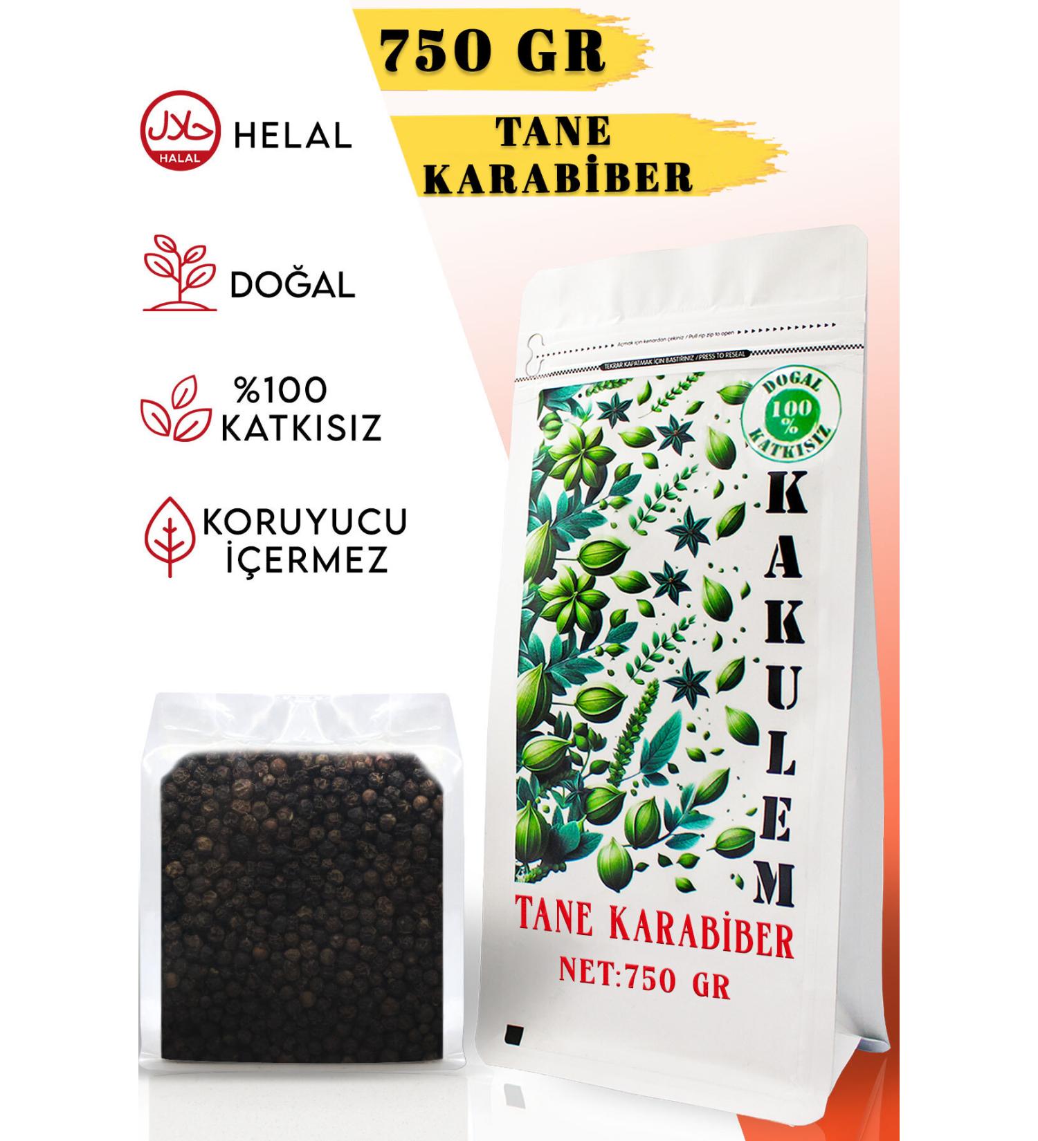 Cardamom Large Size Gourmet Black Pepper 750 GR