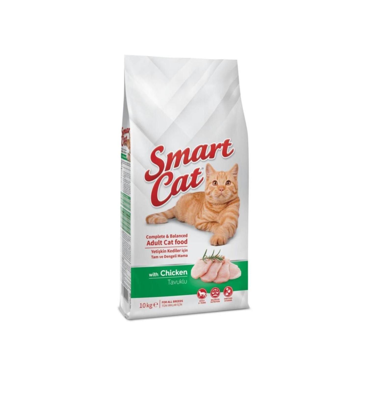 SMARTCAT Smart Cat Chicken Adult Cat Food 10 Kg