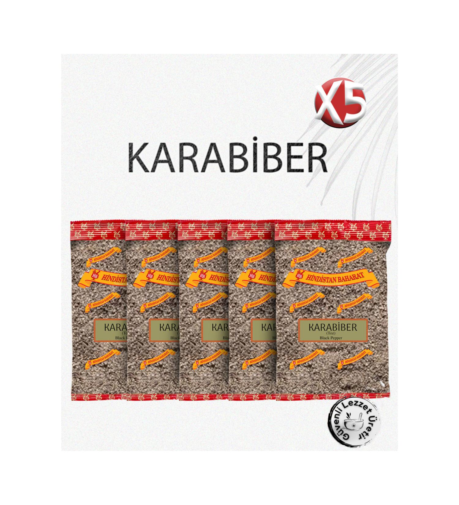 India Spice Black Pepper 50gr 5 Pieces Pack