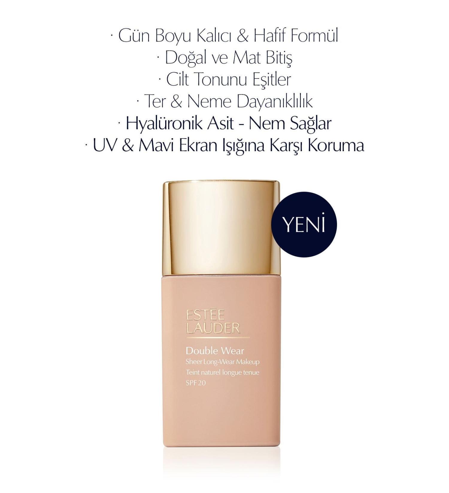 Estee Lauder Foundation that Covers Blemishes and Gives Natural Look-SPF20 - 30m-2C2 Pale Almond Passi.556