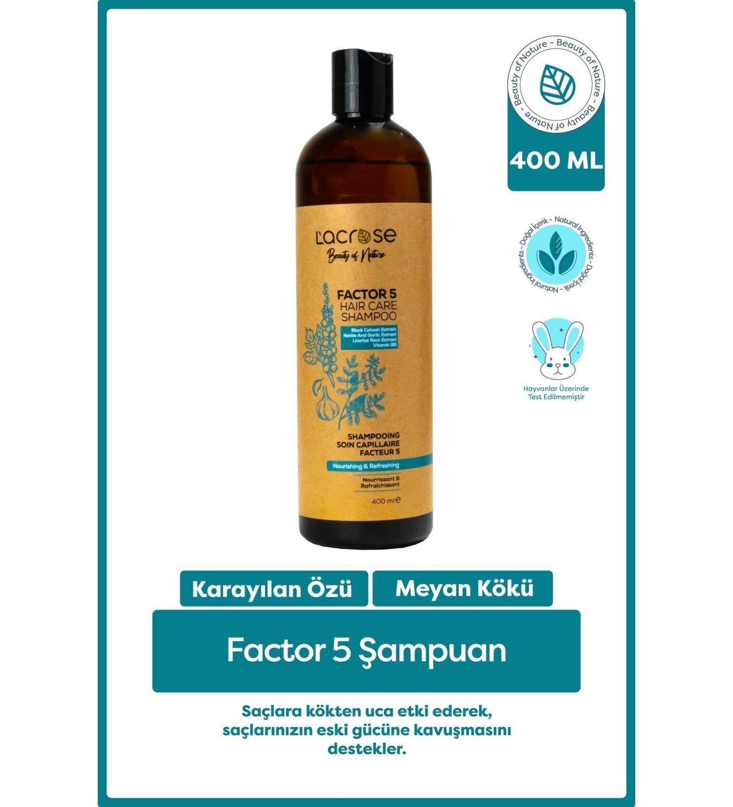 L'ACROSE Factor 5 Hair Care Shampoo - Factor 5 Hair Care Shampoo - 400 ML
