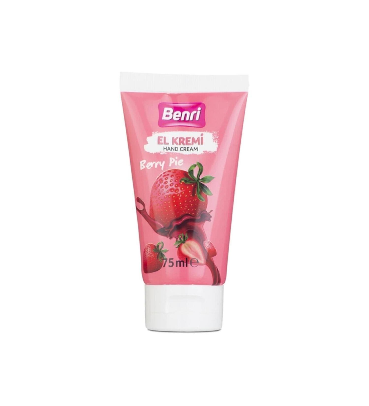 Benri Berry Pie Hand Cream Strawberry 75 ml