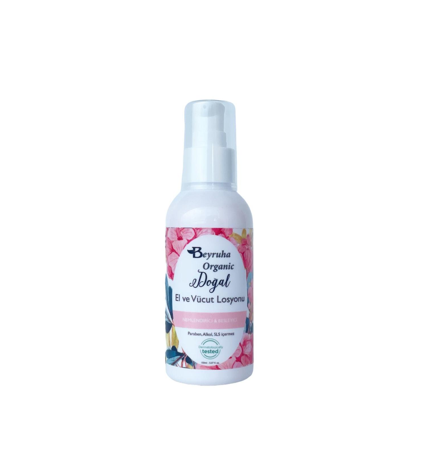 Beyruha Organic Cosmetics Hand & Body Lotion