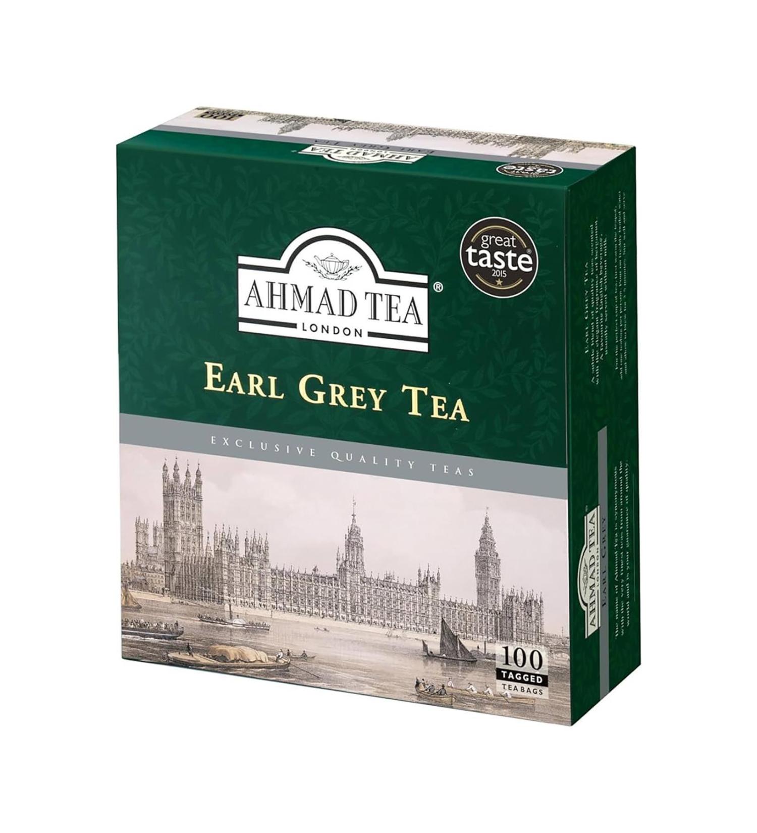 Ahmad Tea Earl Grey Teapot Tea Bag 100 Pieces