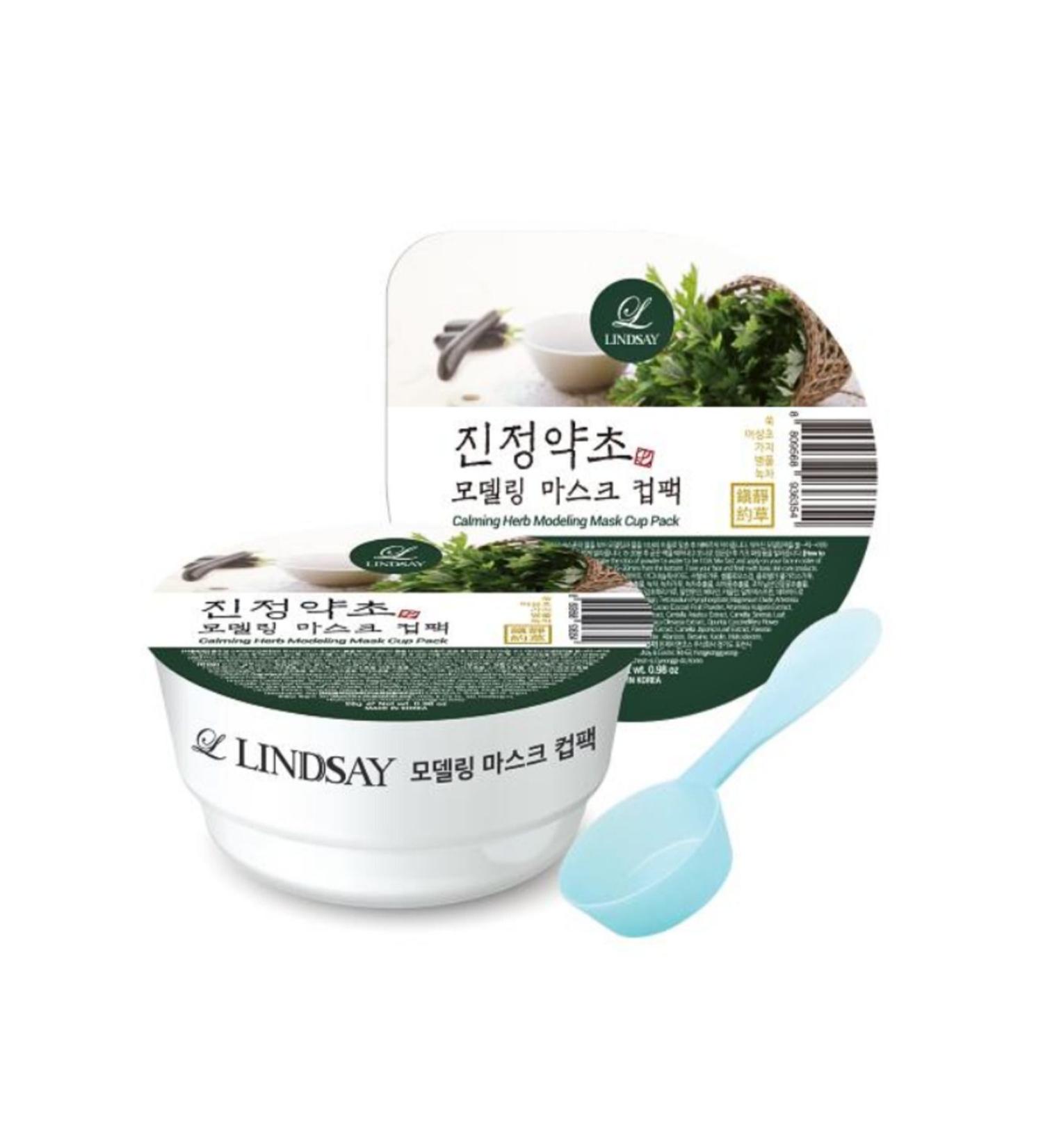 Lindsay Modeling Mask Cup Pack - Calming Herb 28 gr