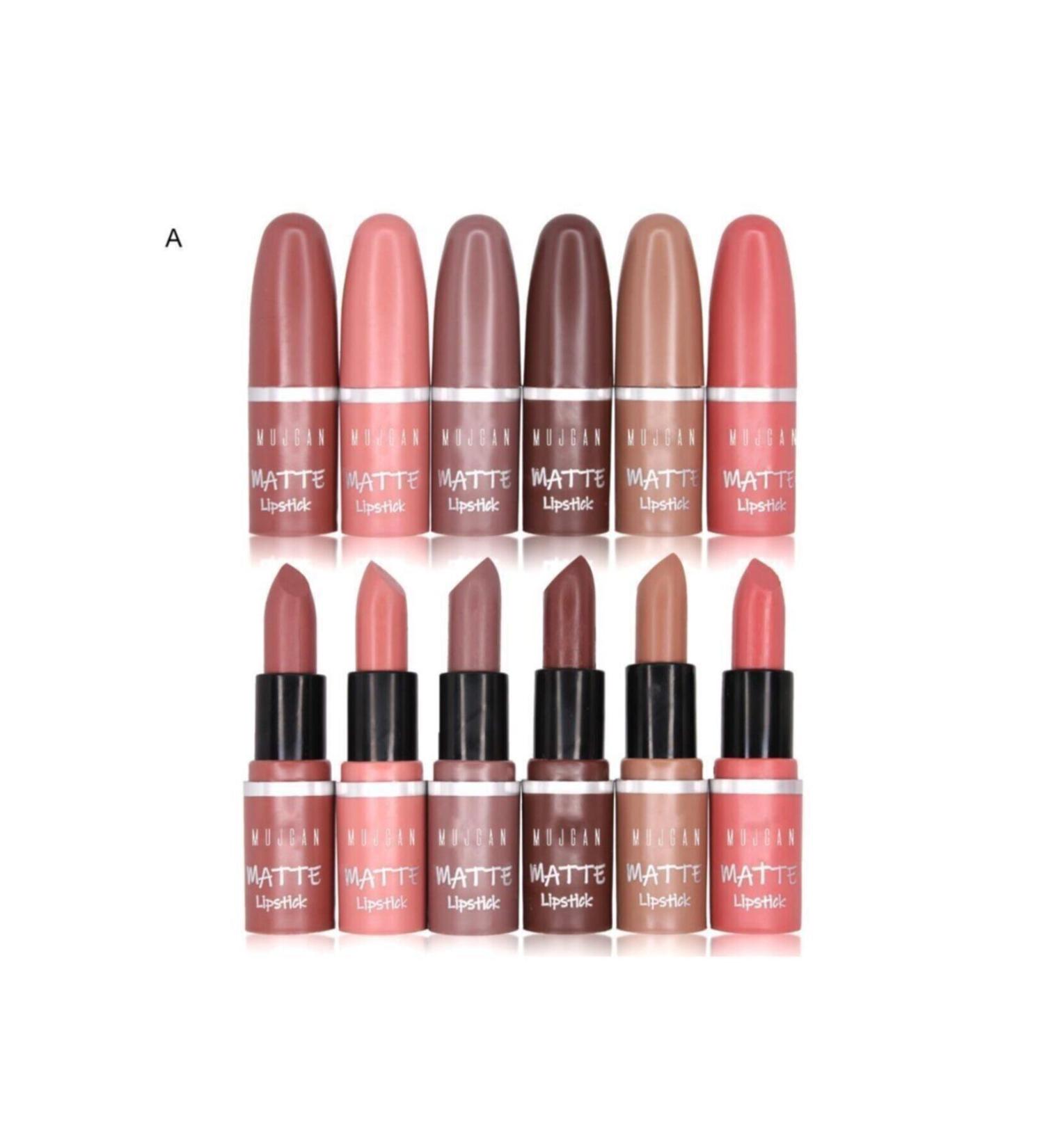MUJGAN Matte Lipstick Miss Galina Lipstick Set A Set of 6