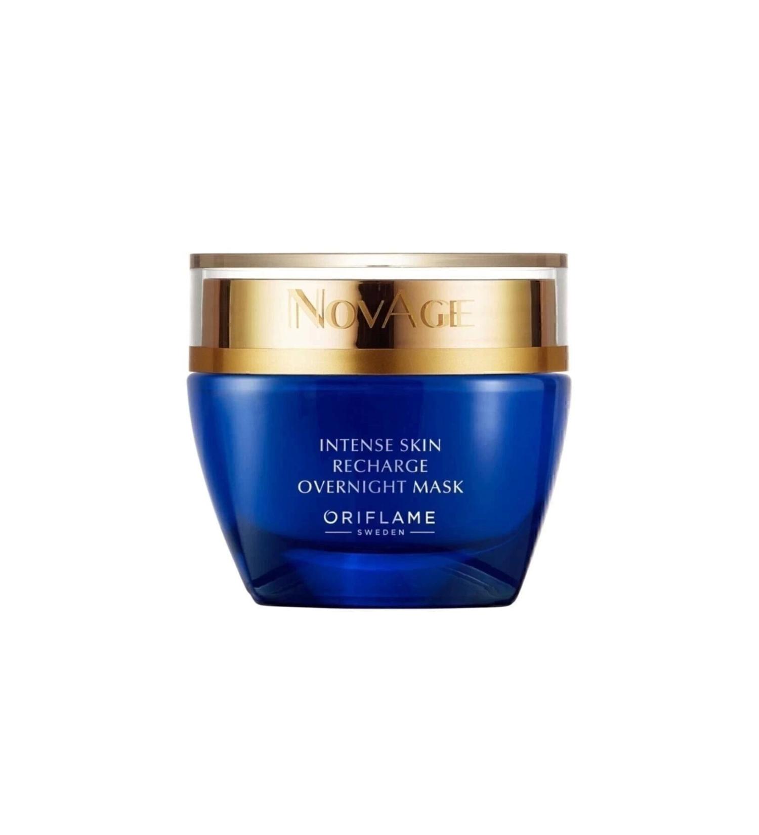 Oriflame Novage Intense Skin Recharge Night Mask 50 ml 7895678697573 - Buy Online on GoSupps.com