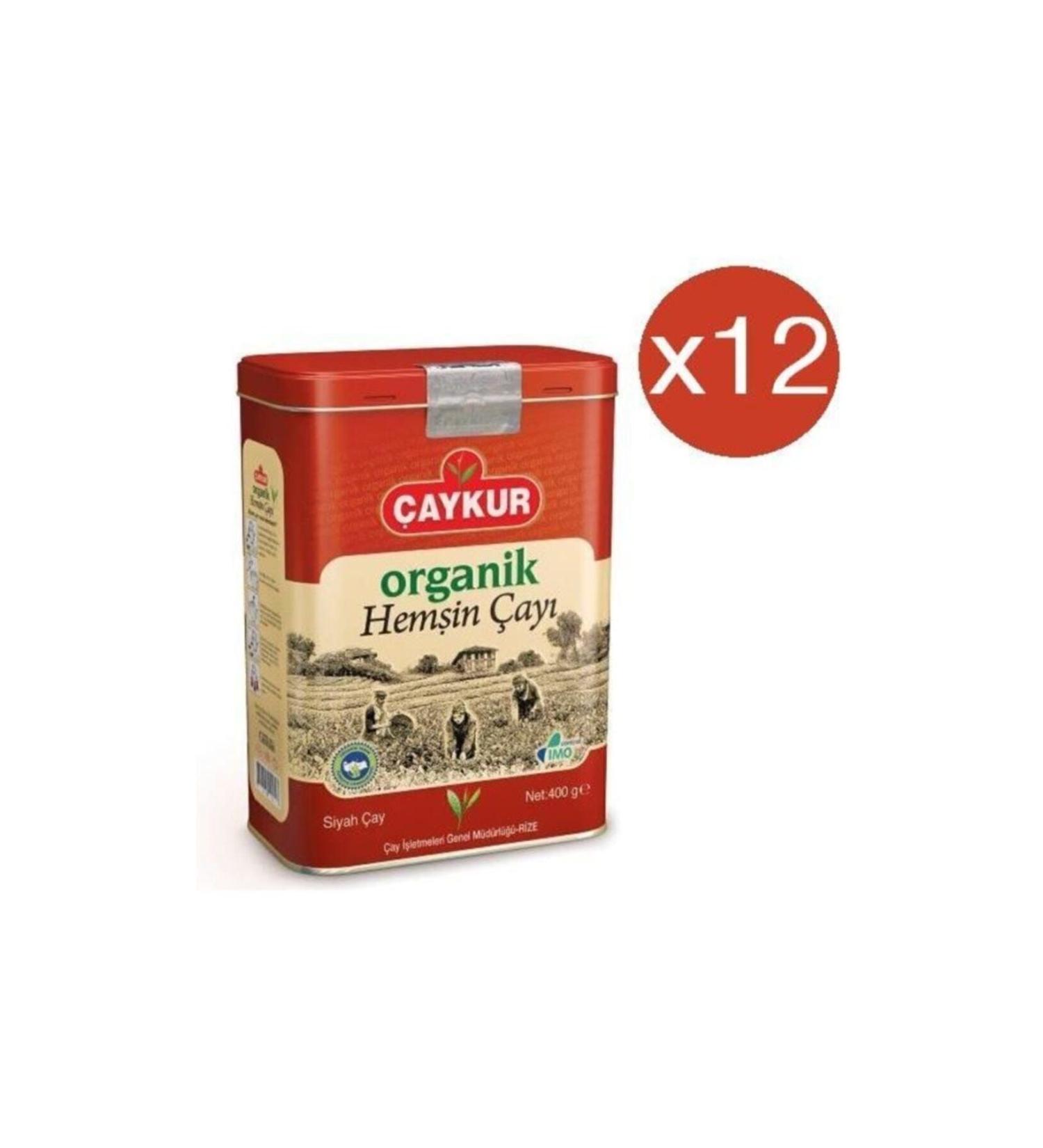 aykur Organic Hem in 400 gr X 12 Pieces (Tin)