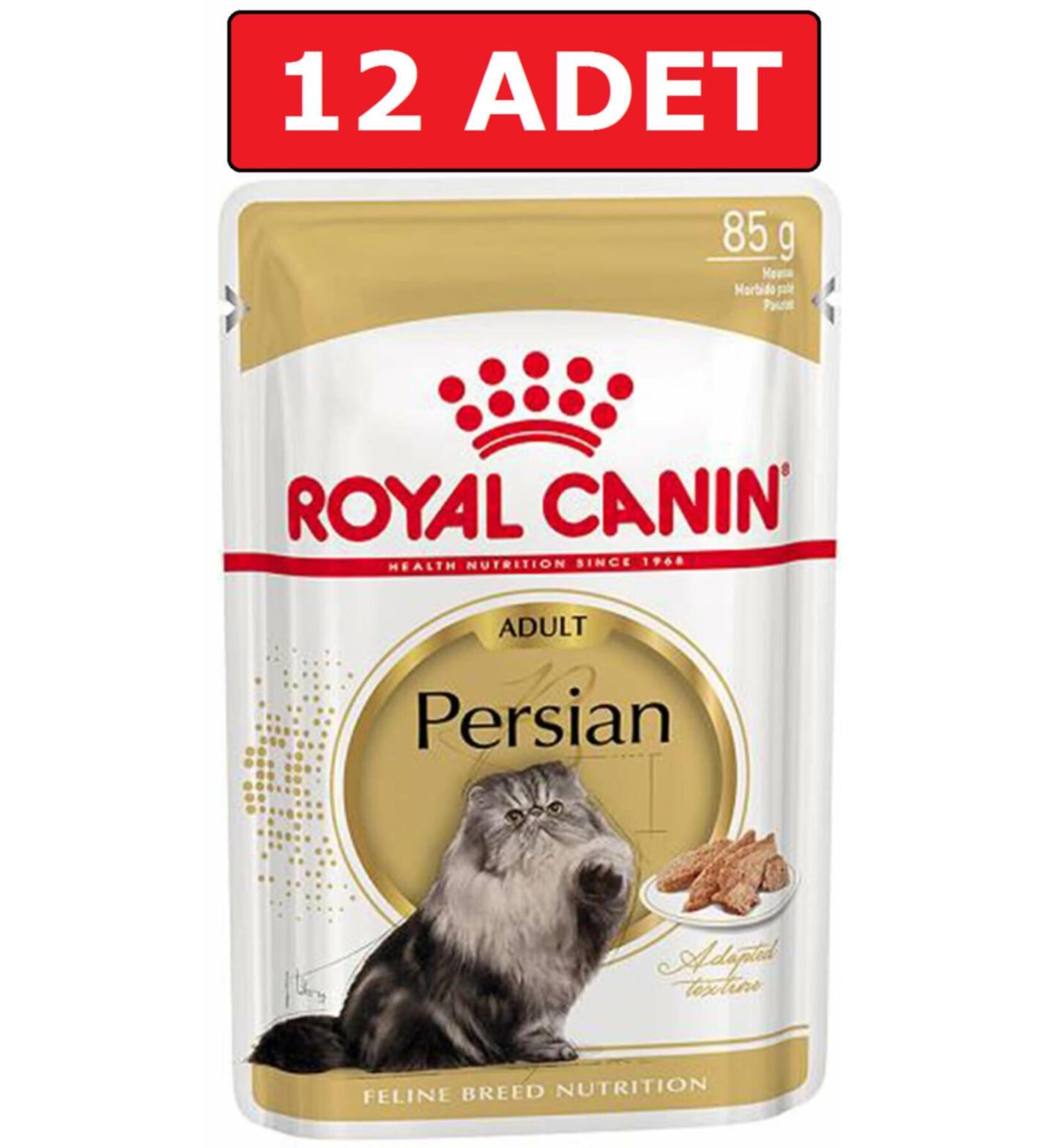 Royal Canin Royal Canin Persian Iran Cat Canned Food Pouch 85 Gr 12 Pieces Wet Food