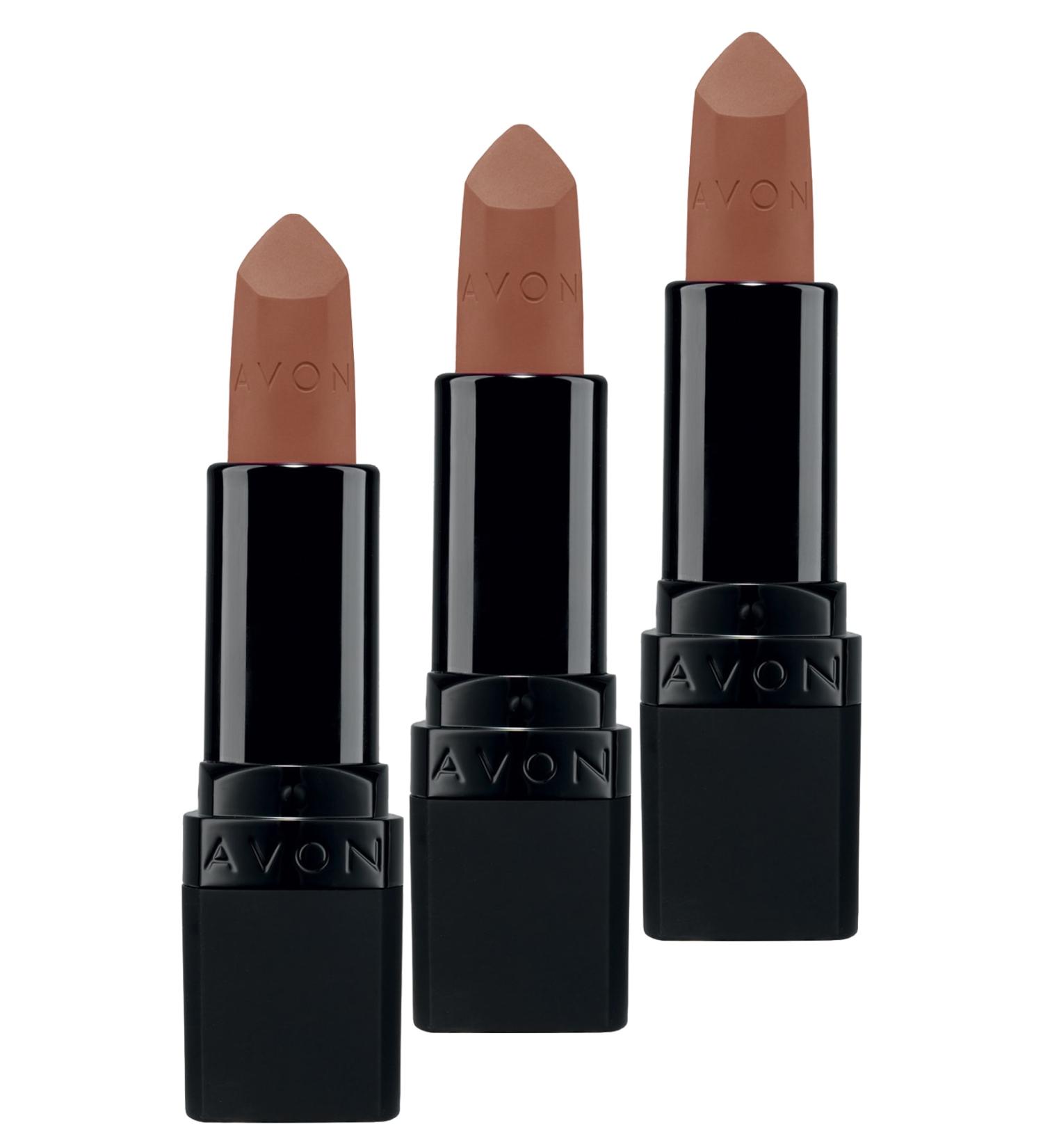 Avon Ultra Matte Lipstick Marvelous Mocha Triple Set