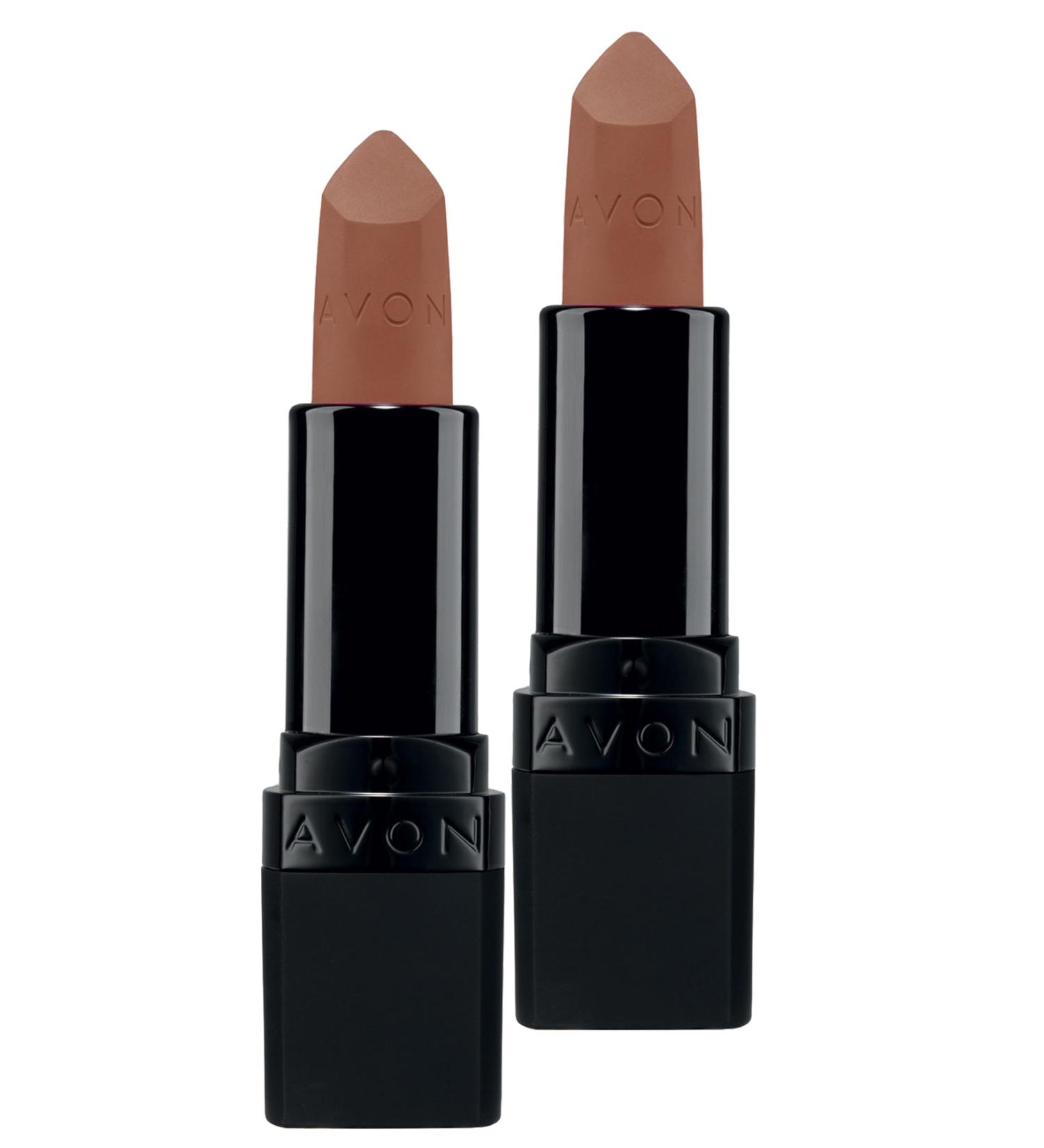 Avon Ultra Matte Lipstick Marvelous Mocha Set of 2