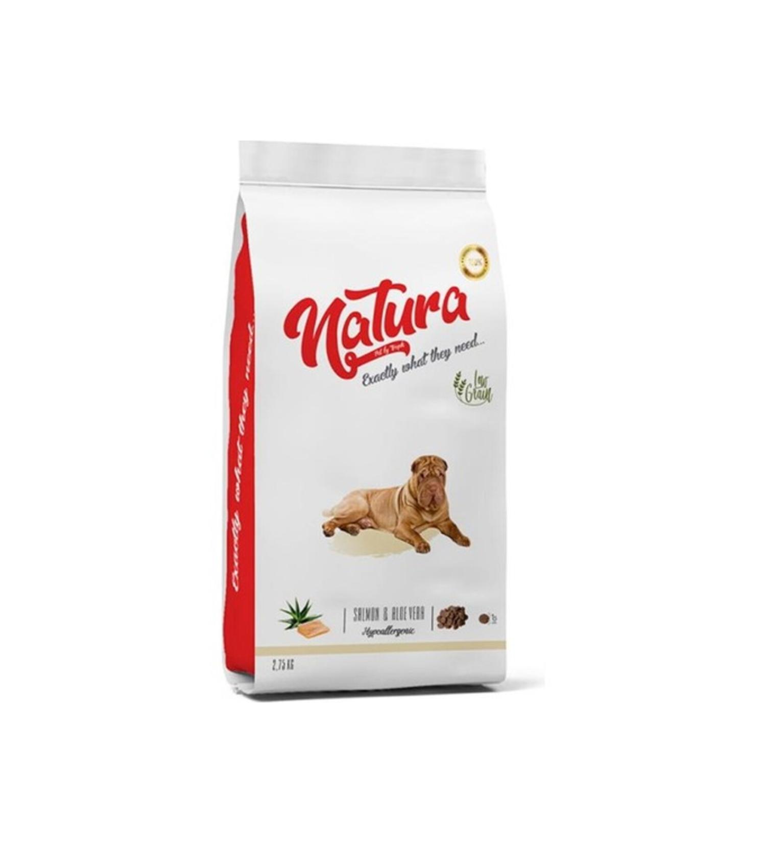Natura Pet Natura Hypoallergenic Salmon and Aloe Vera Medium and Large Breed Adult Dog Dry Food 2.75 gr