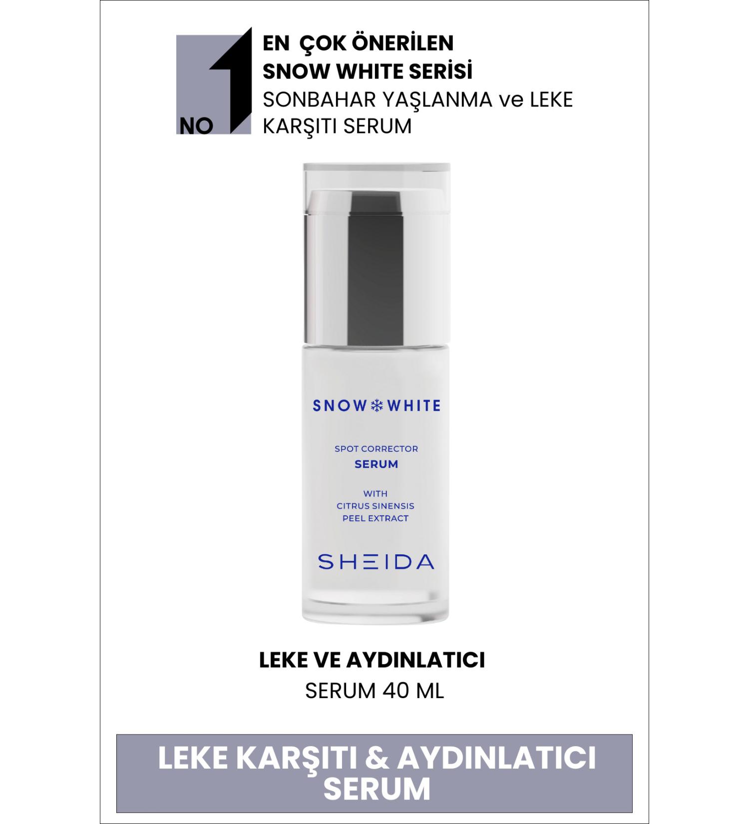 Sheida Snow White Blemish Lightening Serum 40ml - Buy Online on GoSupps.com