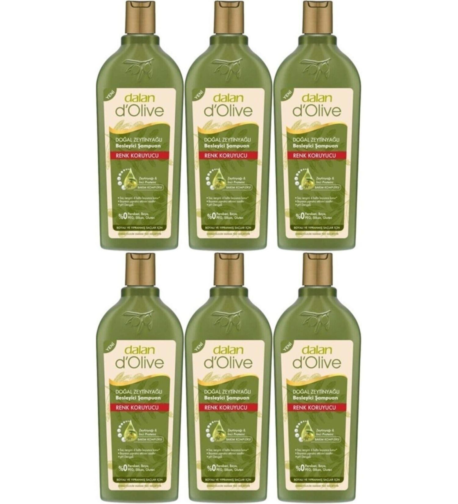 Dalan D'olive Olive Oil Color Protection Shampoo 400 Ml 6 Pieces