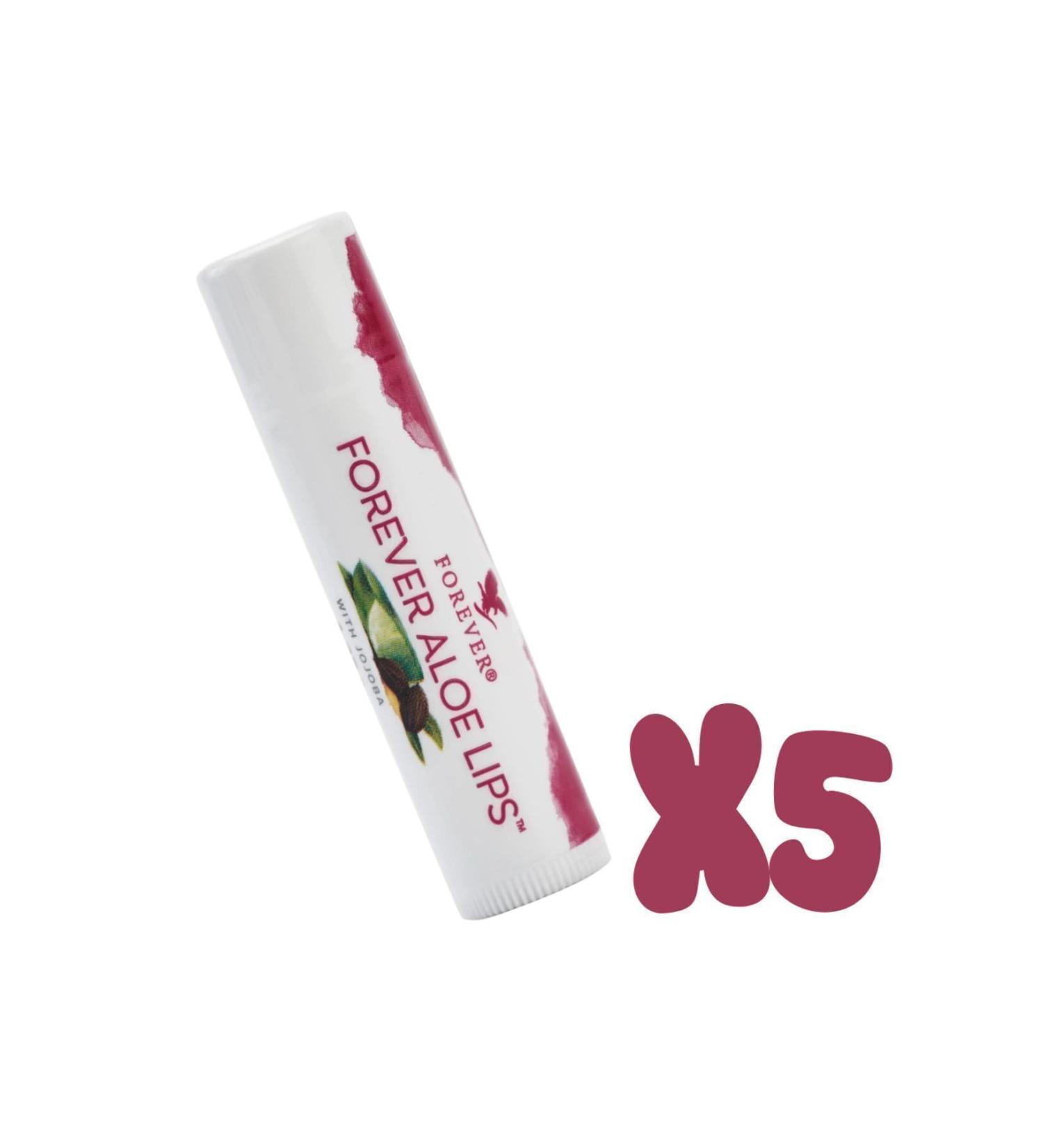 Forever Living Aloe Lips 5 Pack - Buy Online on GoSupps.com