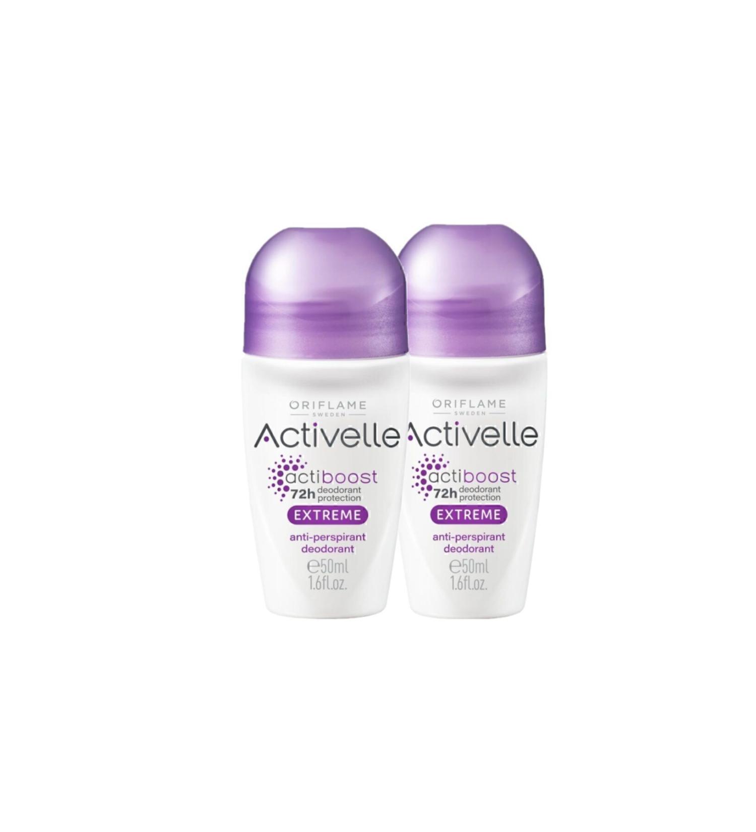 Oriflame Activelle Extreme Anti - Perspirant Roll-on 2 Pieces cosmetics warehouse