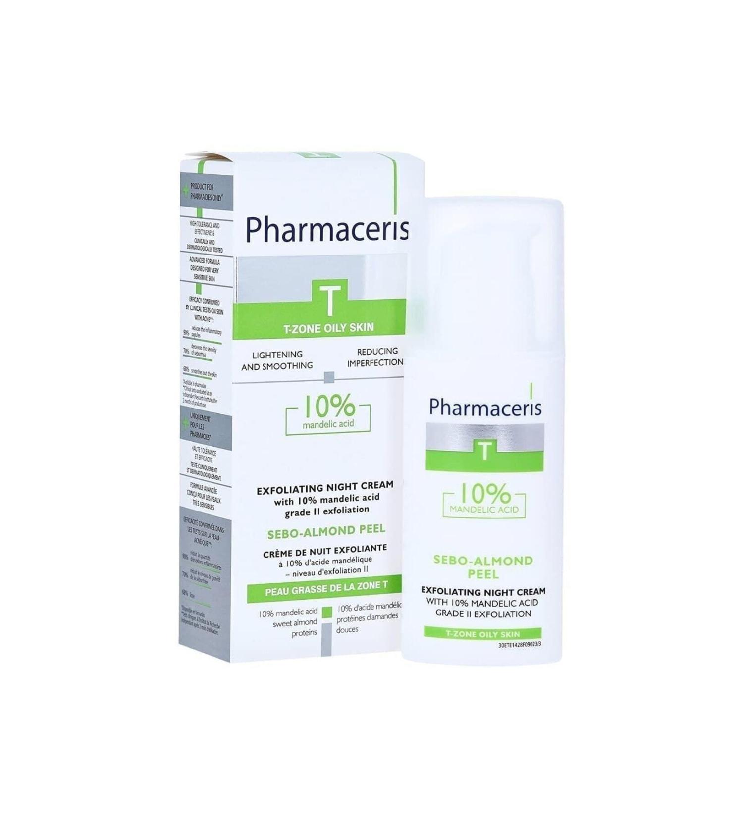 Pharmaceris Anti-Acne and Sebum Regulator 10% Mandellic Acid Peeling Cream 50ml Brightt780