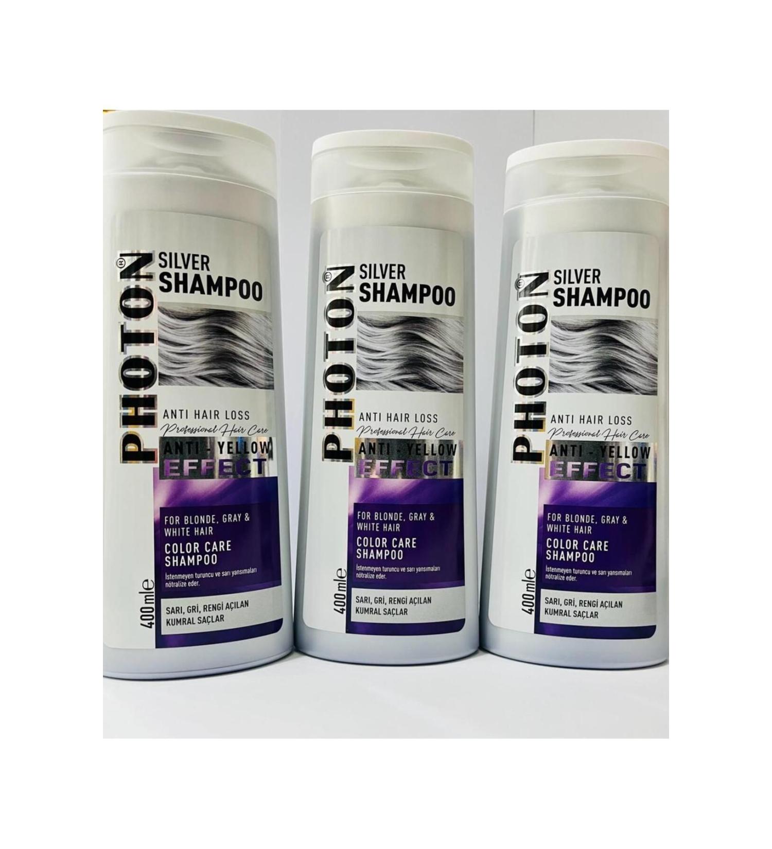 Photon Purple Shampoo Deals: The Way to Get Professional Results at Home" 400 ml 3 Pieces