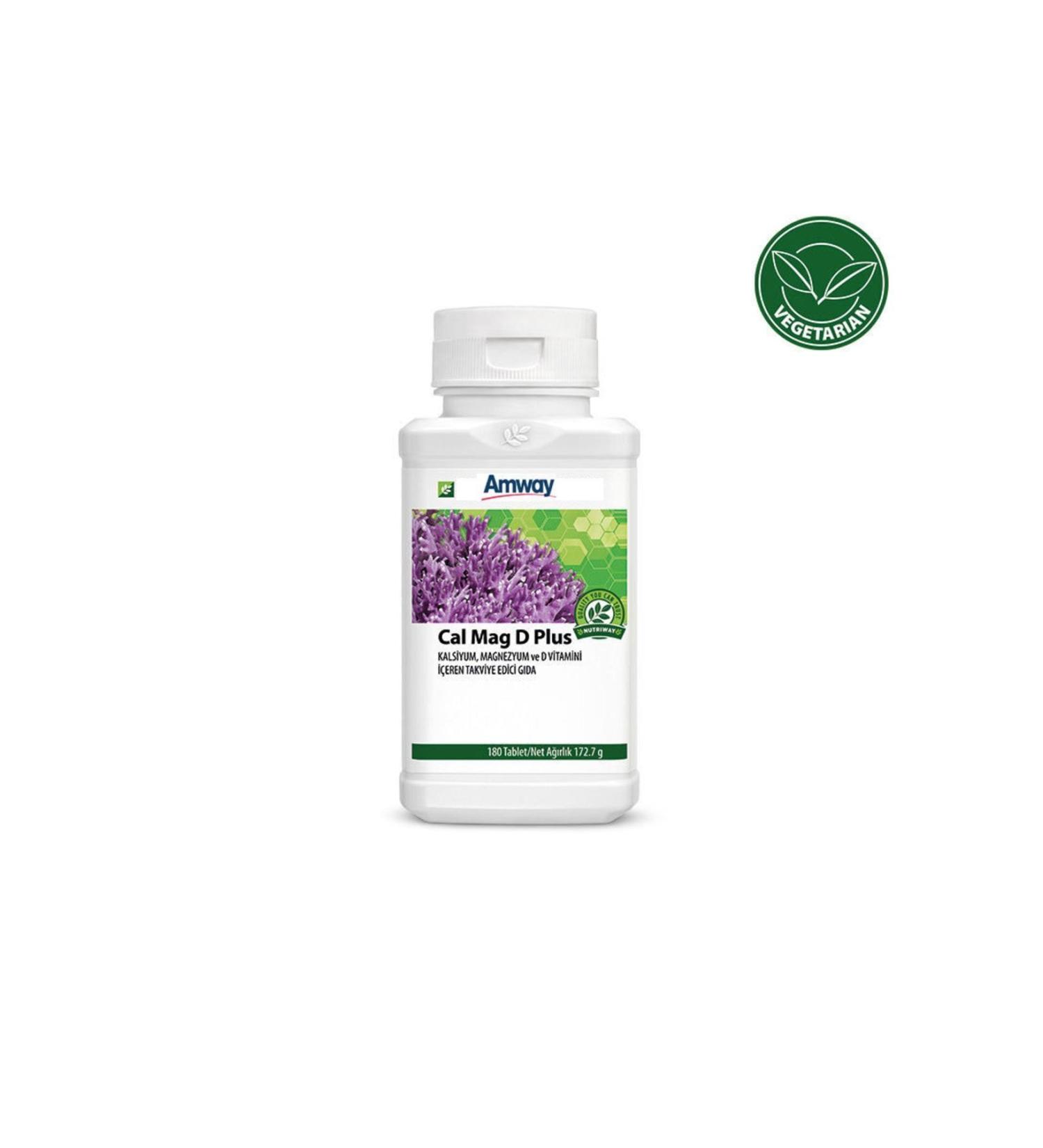 Amway Cal Mag D Plus Calcium Magnesium D Plus 180 Tablets