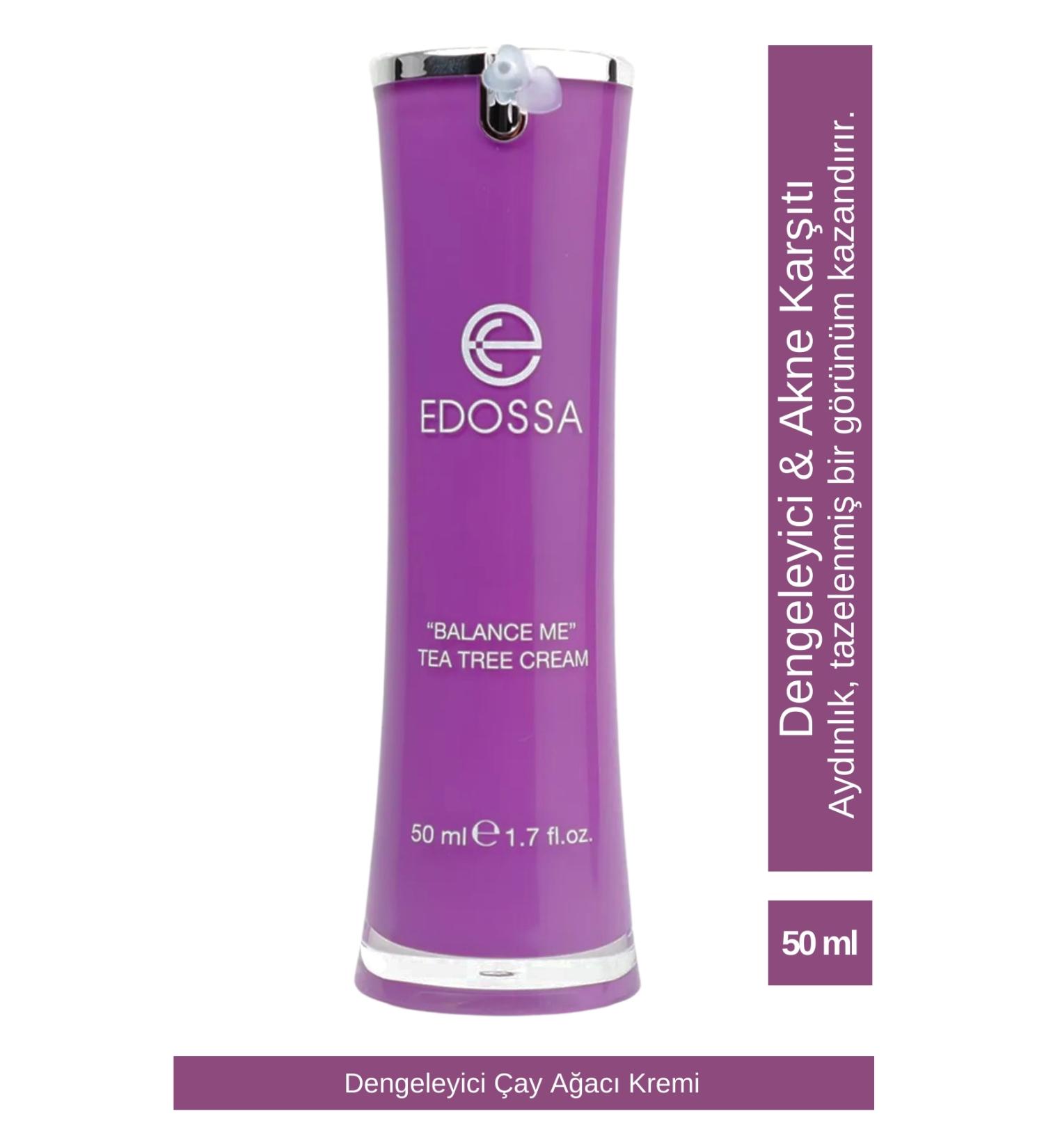 EDOSSA COSMETIC 'balance Me' Tea Tree Cream Anti-Acne Skin Tone Balancer 50 ml