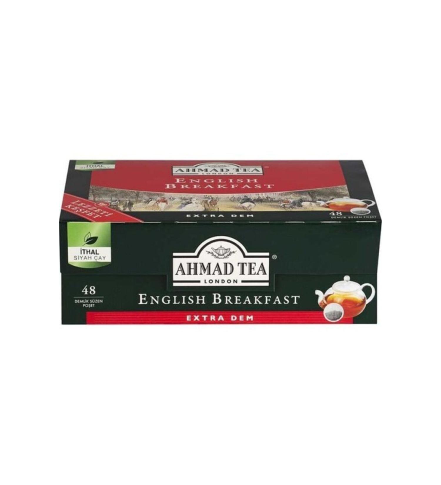 Ahmad Tea London English Breakfast Teapot Tea Bag 48 x 3.2gr