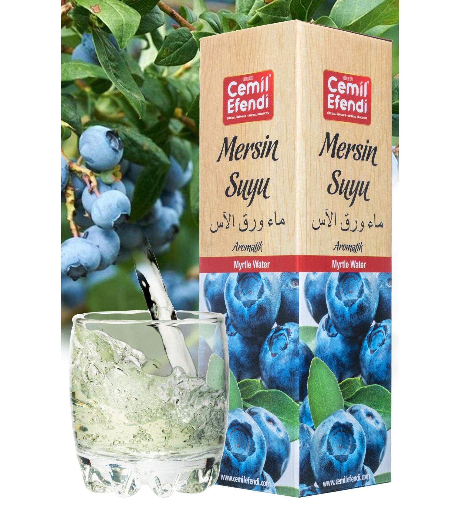 Cemil Efendi Myrtle Water 1000ml 0 Natural Pure Myrtle Water Extract - Buy Online on GoSupps.com