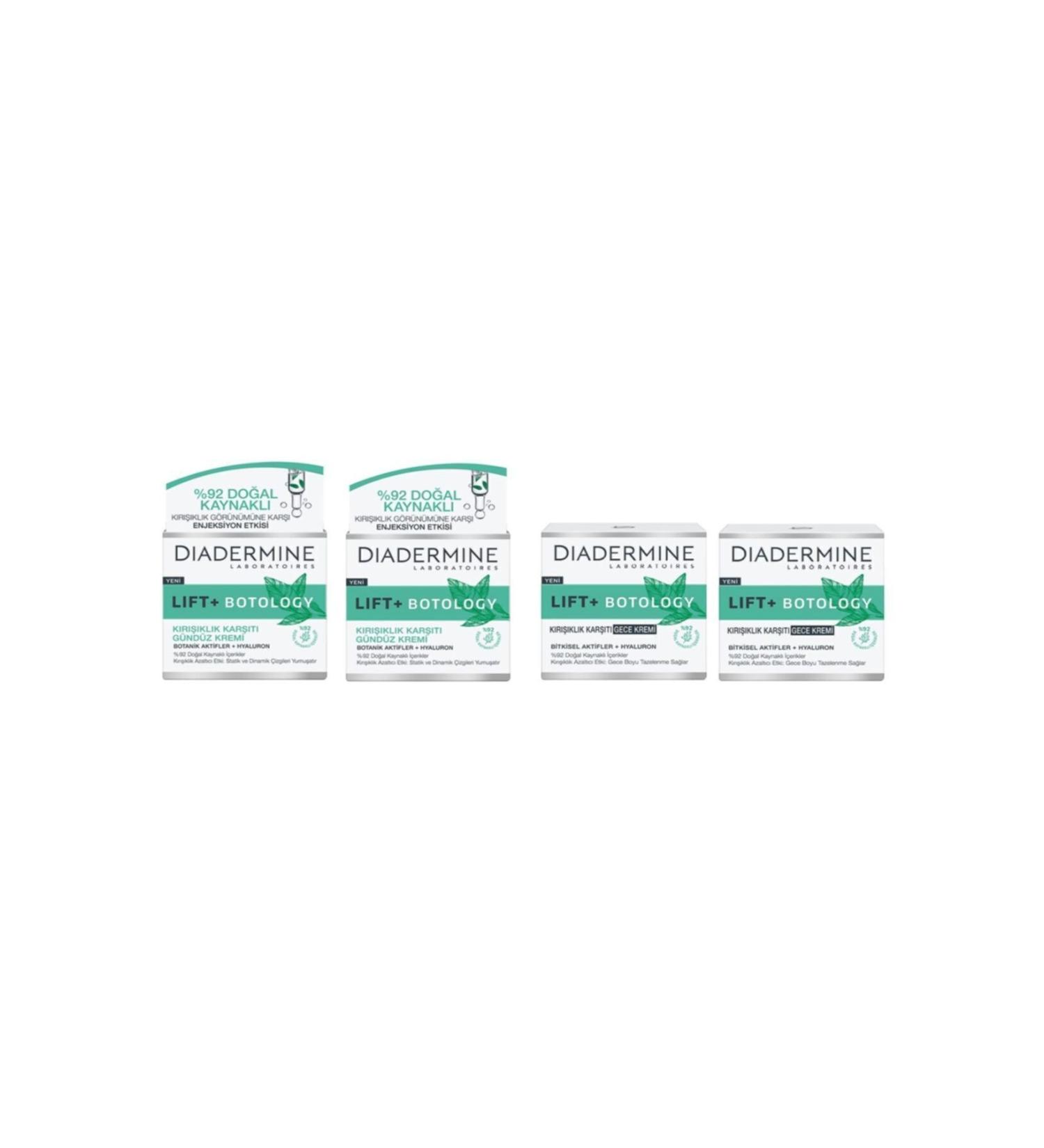 Diadermine Lift Botology Day and Night Cream Set of 4 200 ml