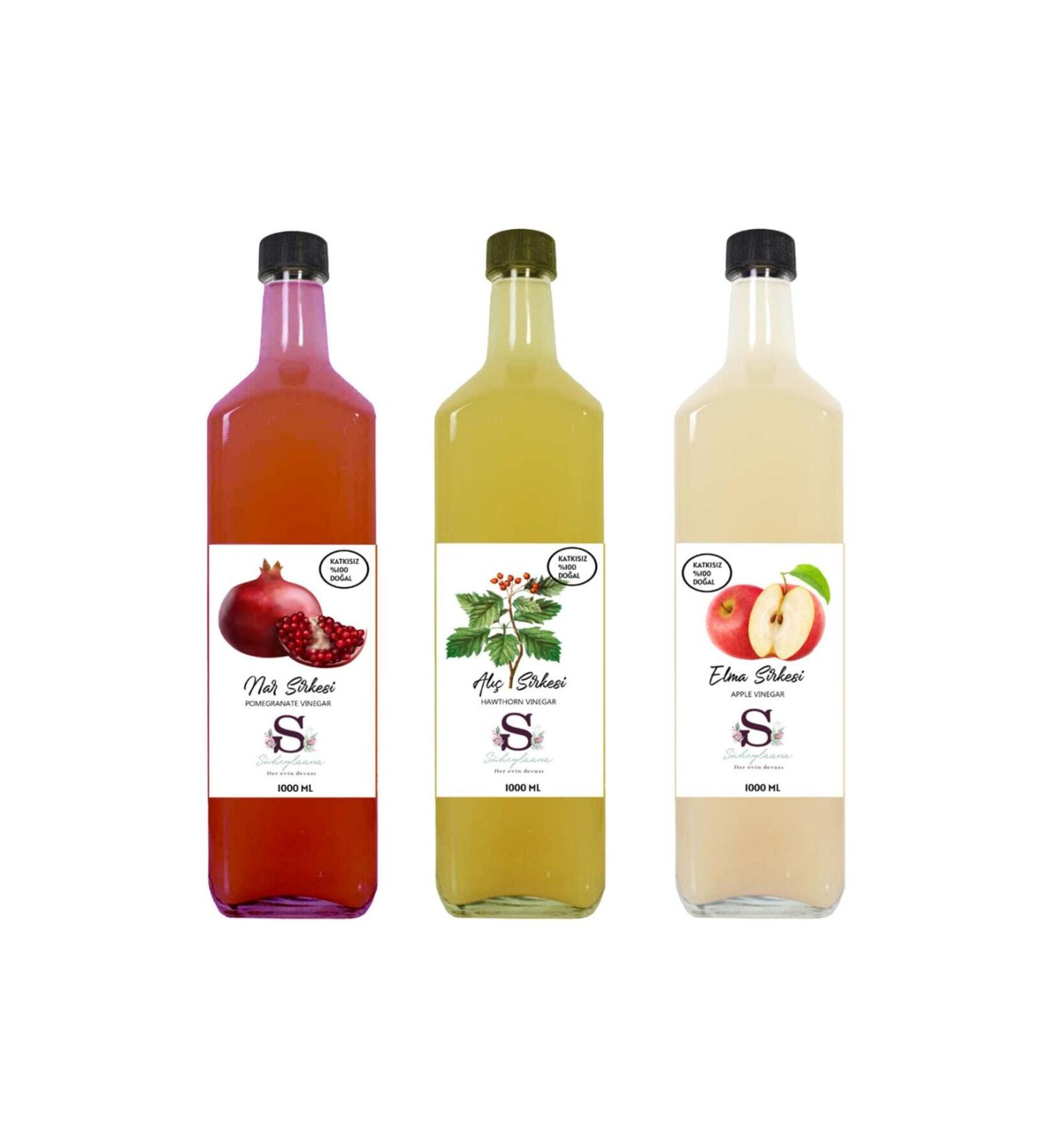 Suheylaana Natural Pomegranate Apple and Hawthorn Vinegar 1000 Ml