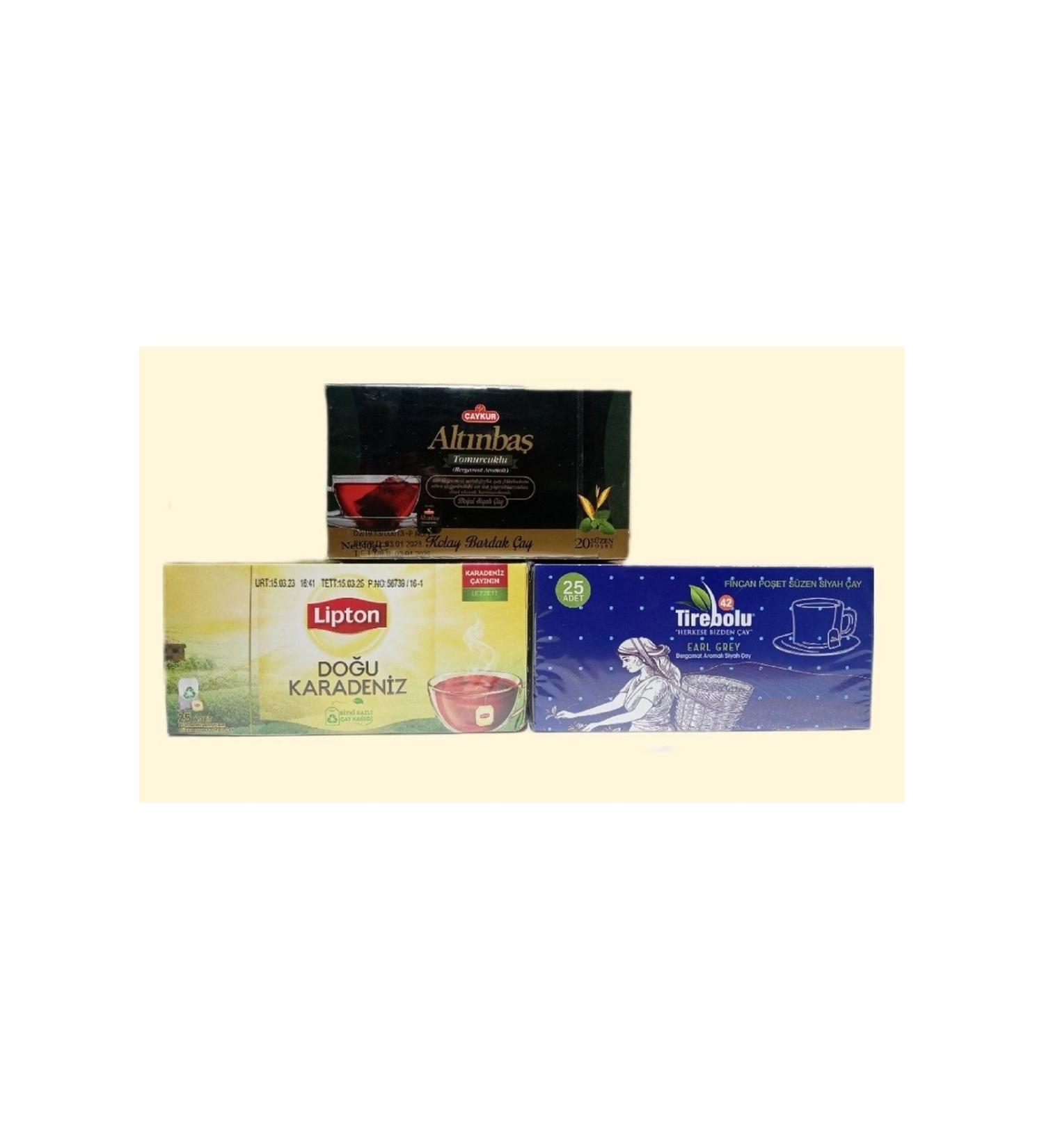 aykur Alt nba Lipton Eastern Black Sea Tirebolu Bergamot Glass Tea Bag Package