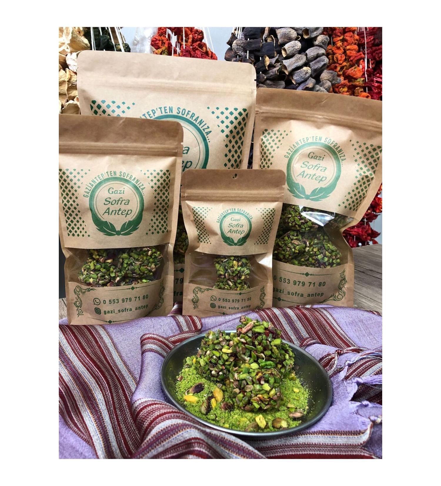 gazisofraantep Rice Pistachio Pomegranate Turkish Delight 1 kg