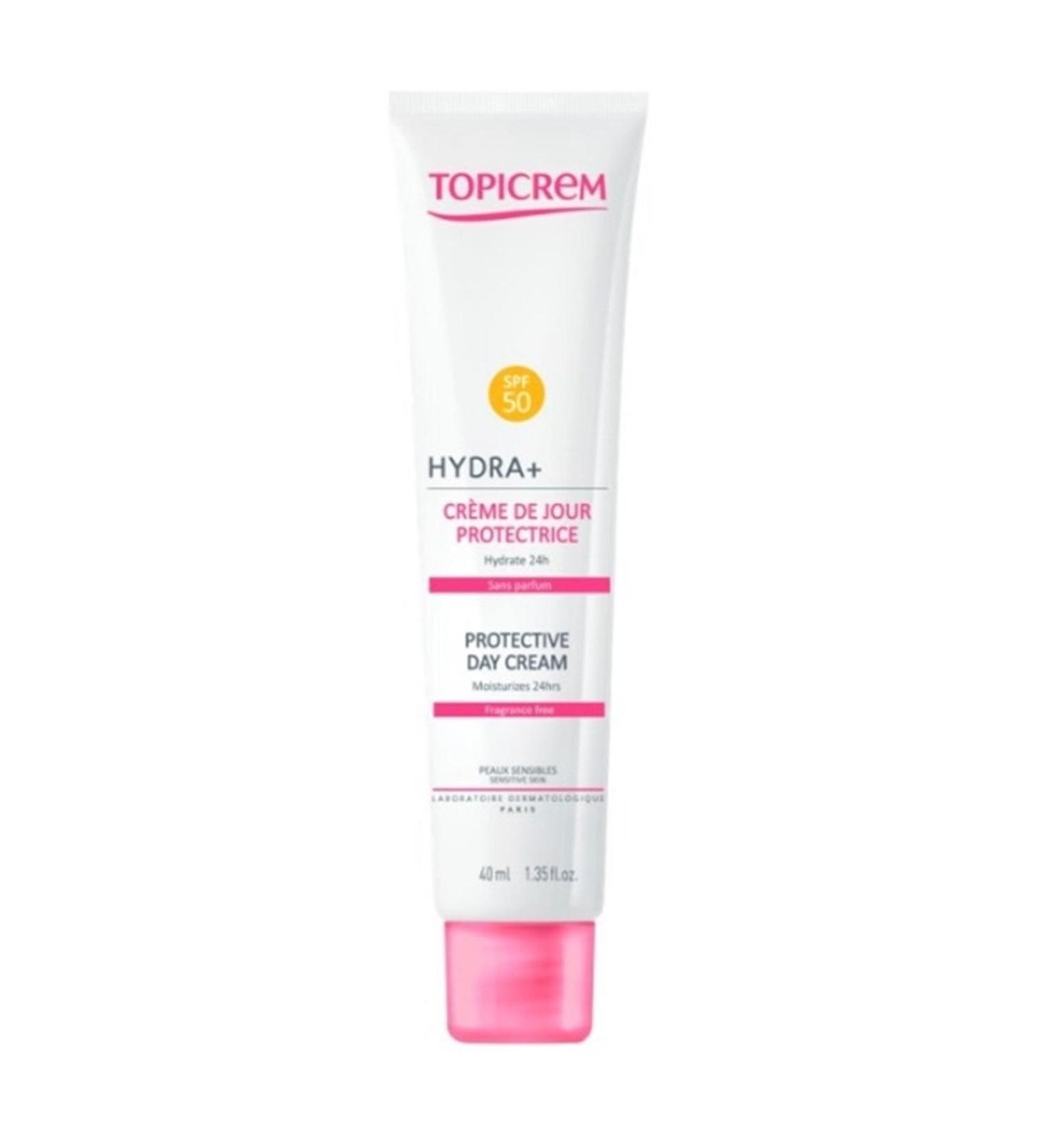 Topicrem Hydra+ Protective Day Cream Spf50 40 Ml
