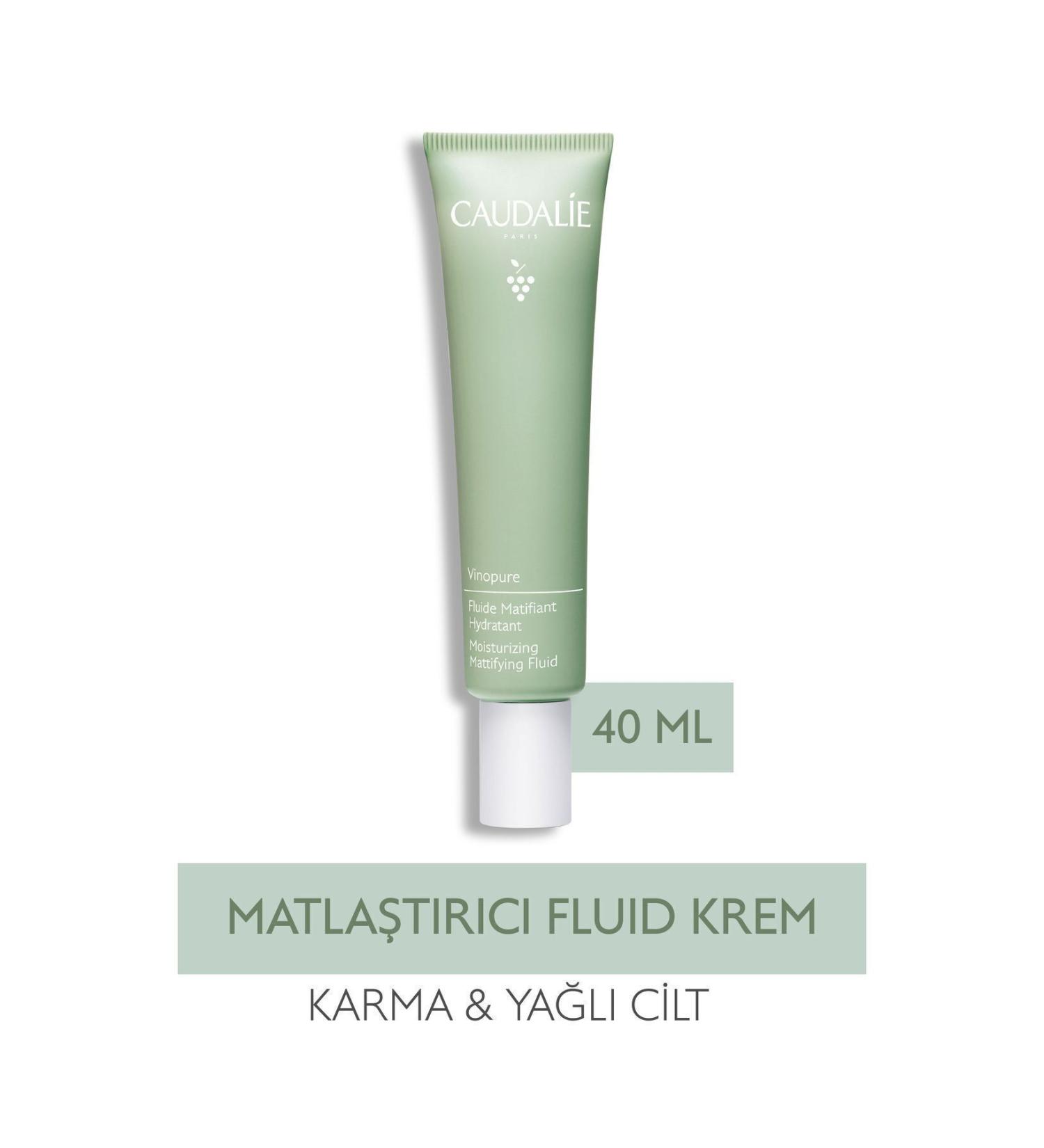 Caudalie Vinopure Mattifying Fluid Cream 40 ml - Buy Online on GoSupps.com
